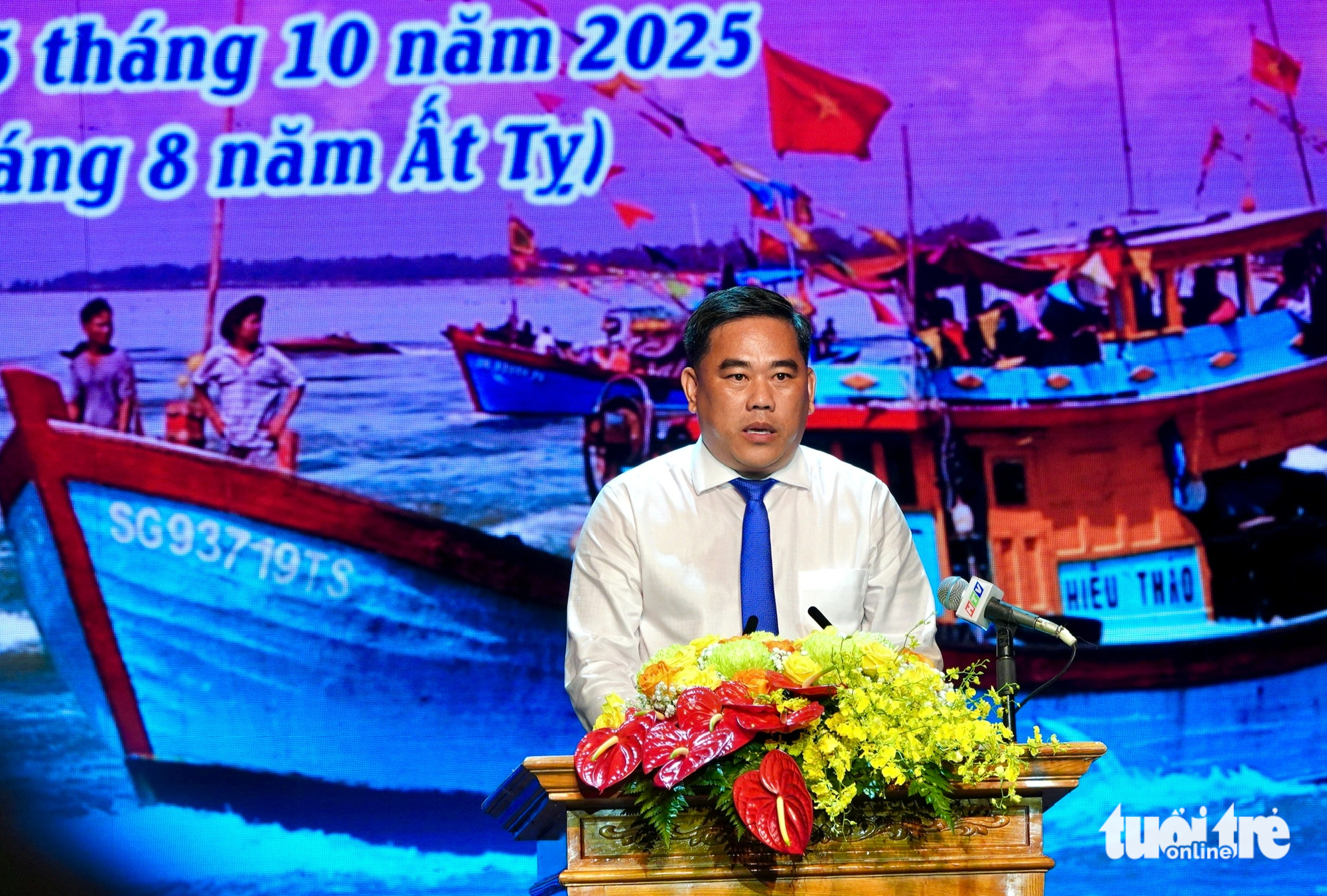 Открытие фестиваля китов Can Gio 2025: возможность развития туризма - Фото 4. Khai mạc Lễ hội Nghinh Ông Cần Giờ 2025: Cơ hội quảng bá du lịch biển - Ảnh 5.