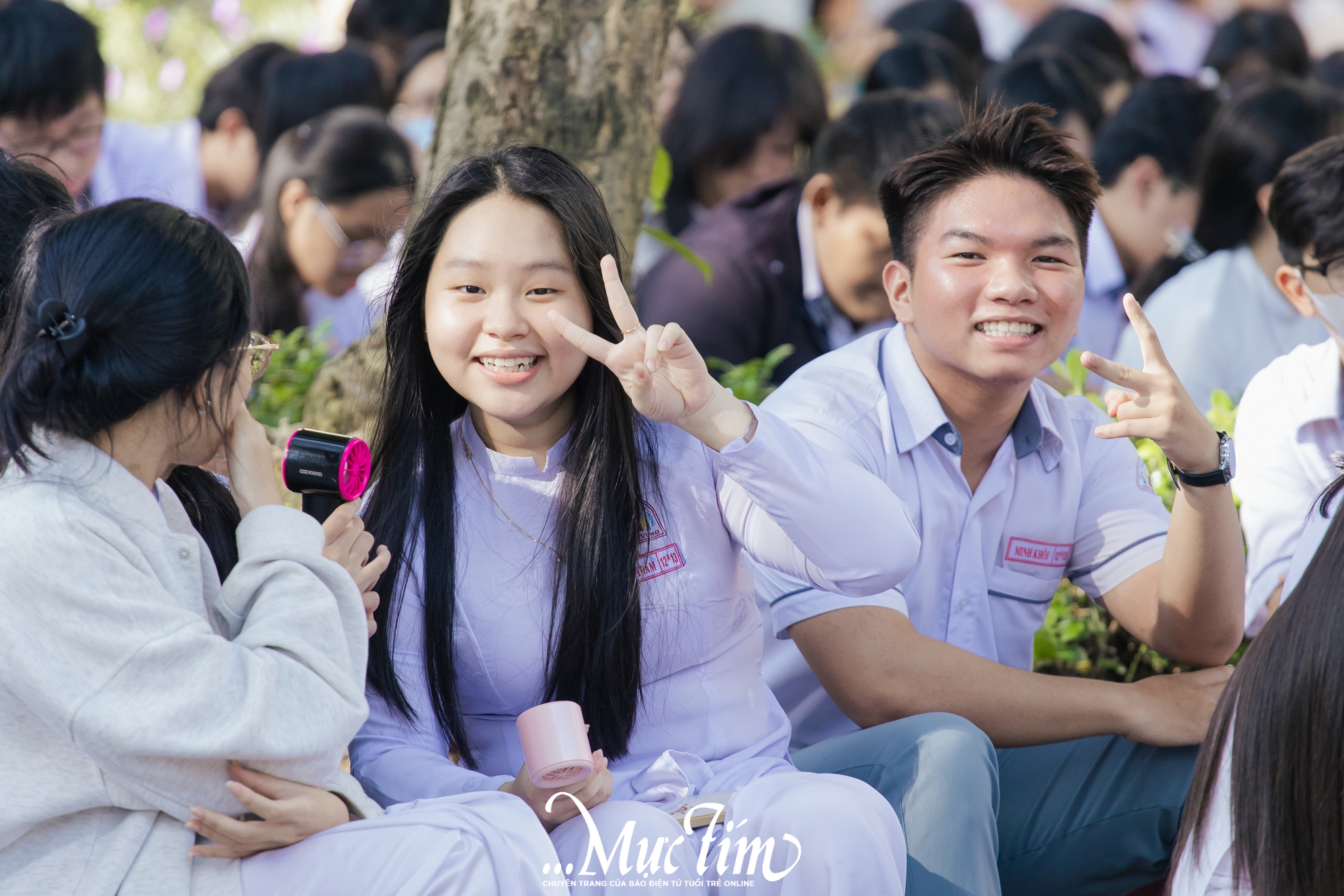 Hoa hậu Lê Âu Ngân Anh truyền cảm hứng tự tin tỏa sáng cho teen Trường THPT Hùng Vương- Ảnh 6.