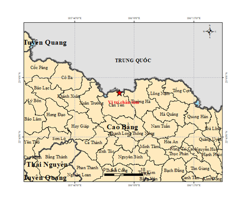Earthquake strikes Vietnam's Cao Bang, no damage reported- Ảnh 1. Earthquake strikes Vietnam's Cao Bang, no damage reported- Ảnh 1.