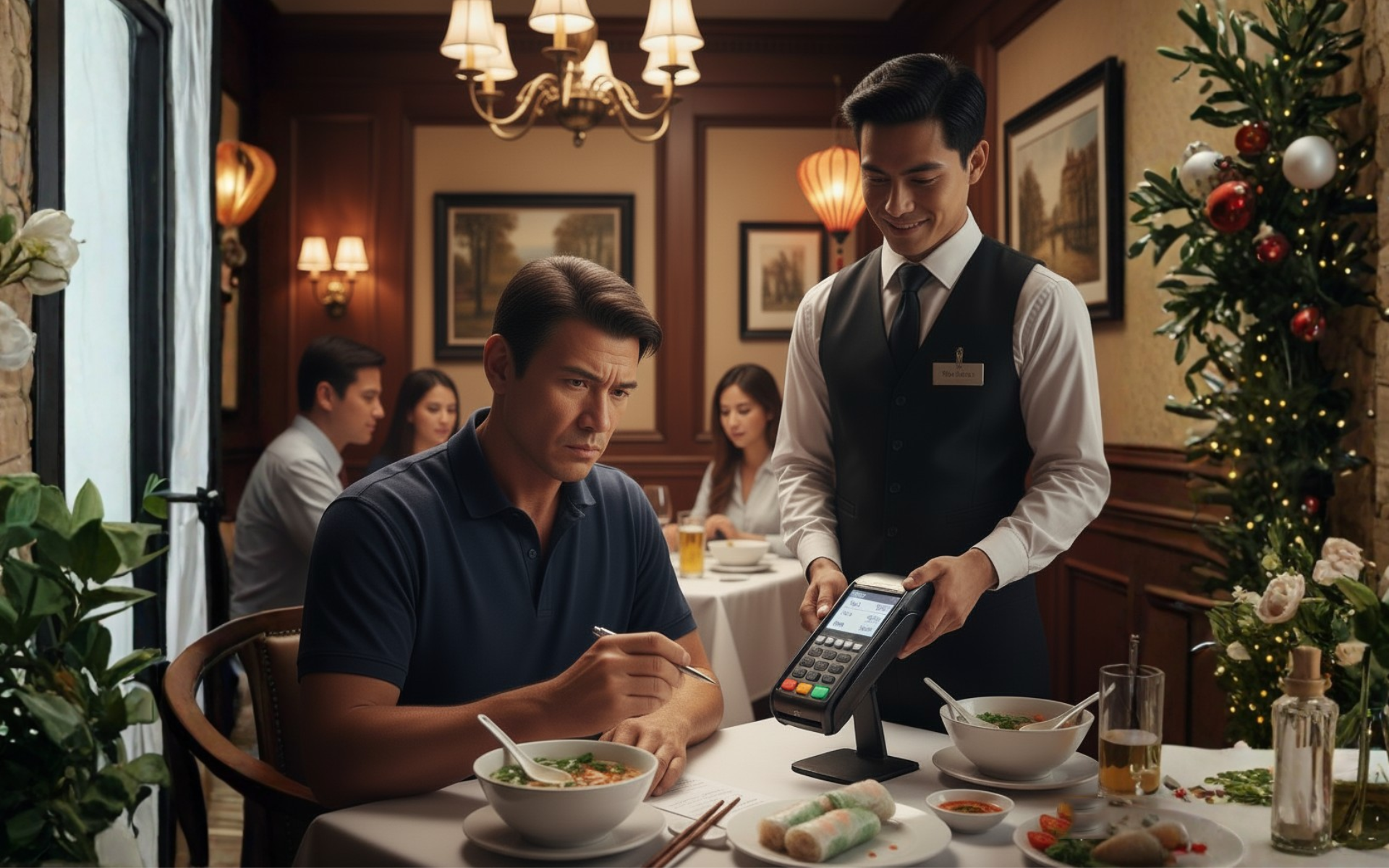 'Keo kiệt' tiền tip với nhân viên phục vụ mà lại lãng phí ăn uống, để thức ăn thừa mứa? - Ảnh 1.