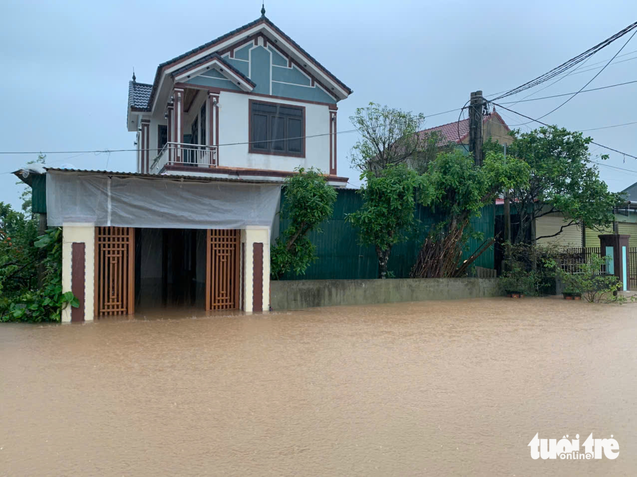 mưa lớn - Ảnh 8.