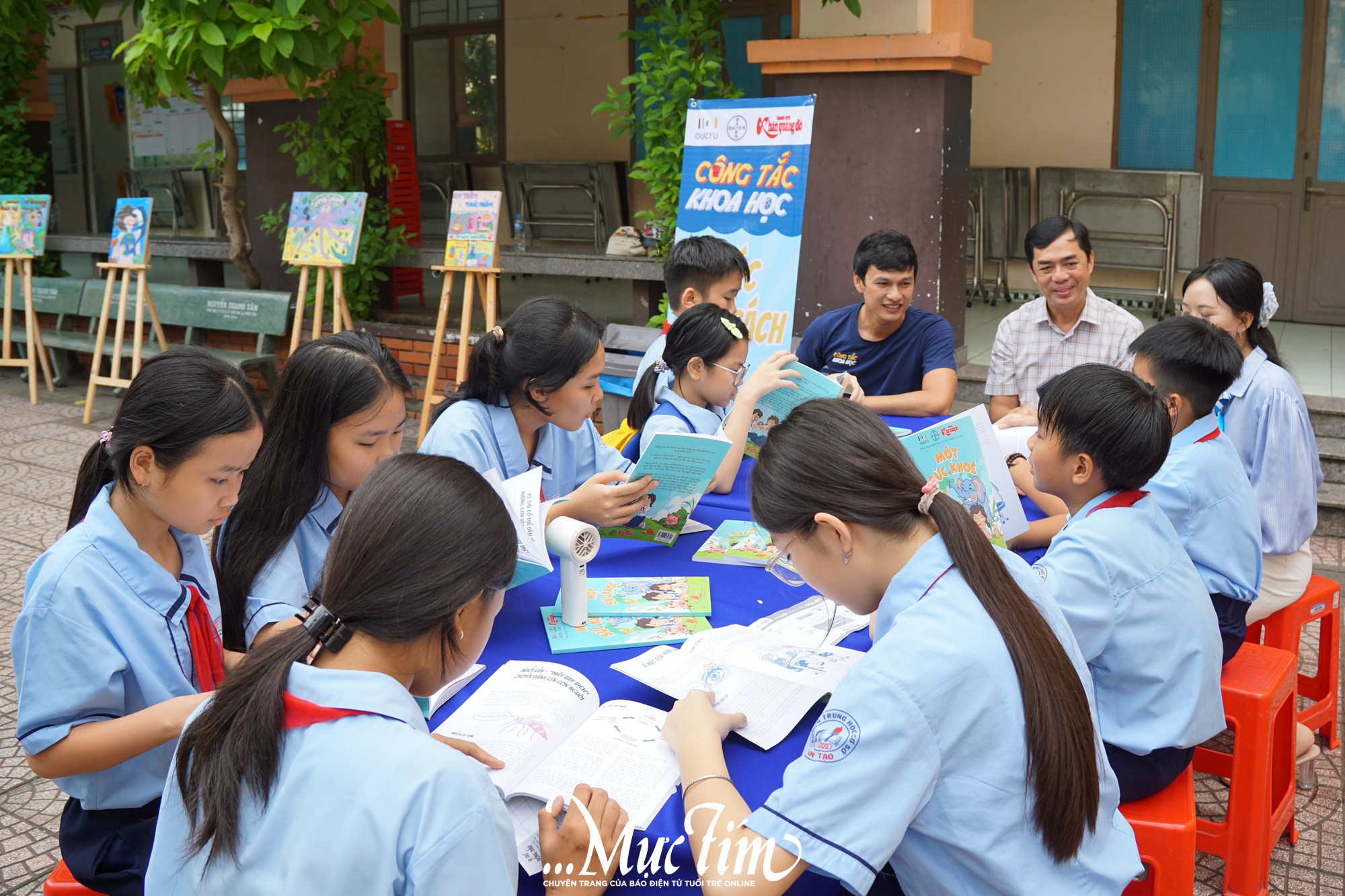 Góc đọc khơi dậy đam mê khoa học tại Trường THCS Tân Tạo- Ảnh 2.