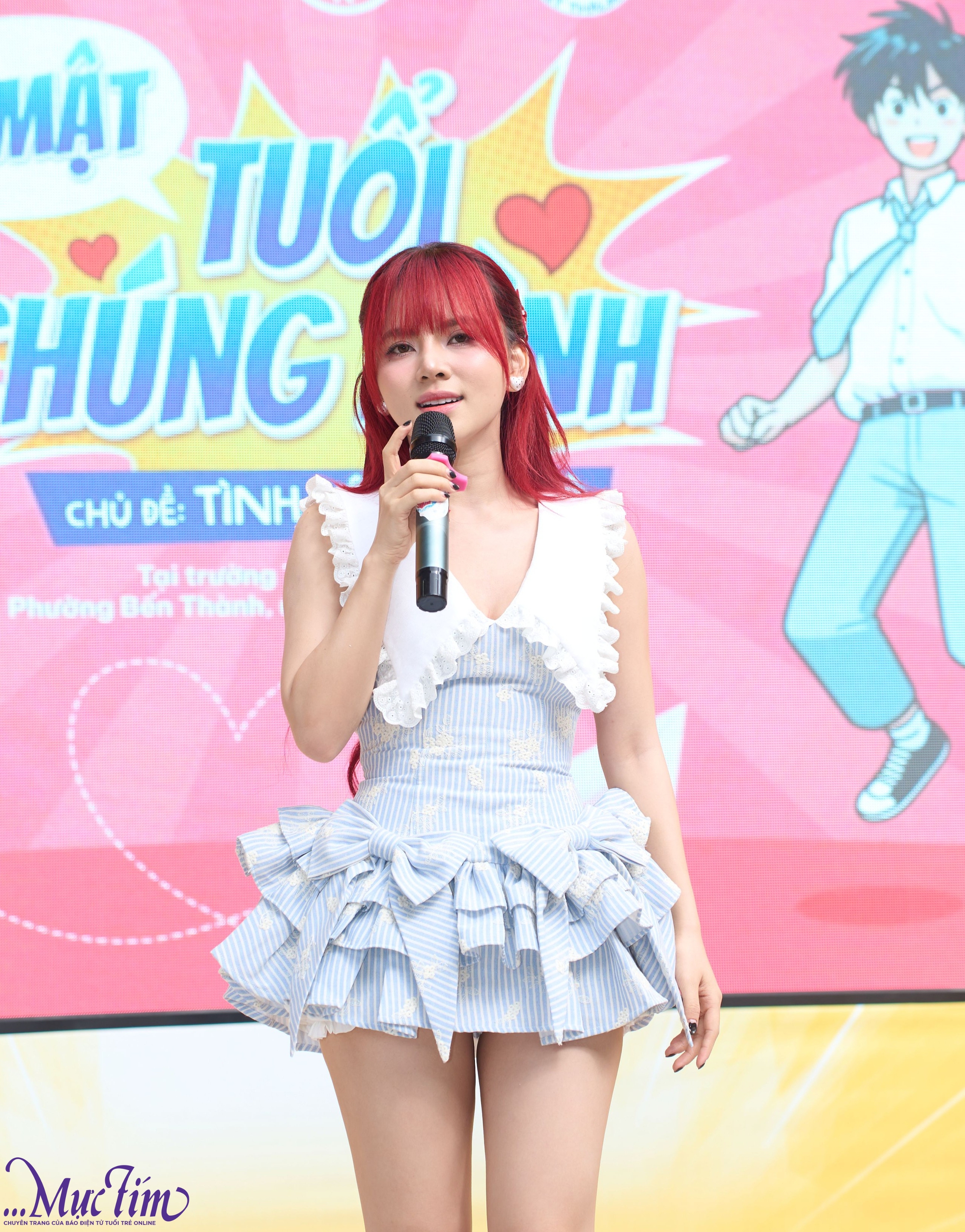 Ngô Lan Hương lần đầu tiết lộ tình yêu tuổi học trò cùng teen Trường THPT Ten Lơ Man- Ảnh 2.