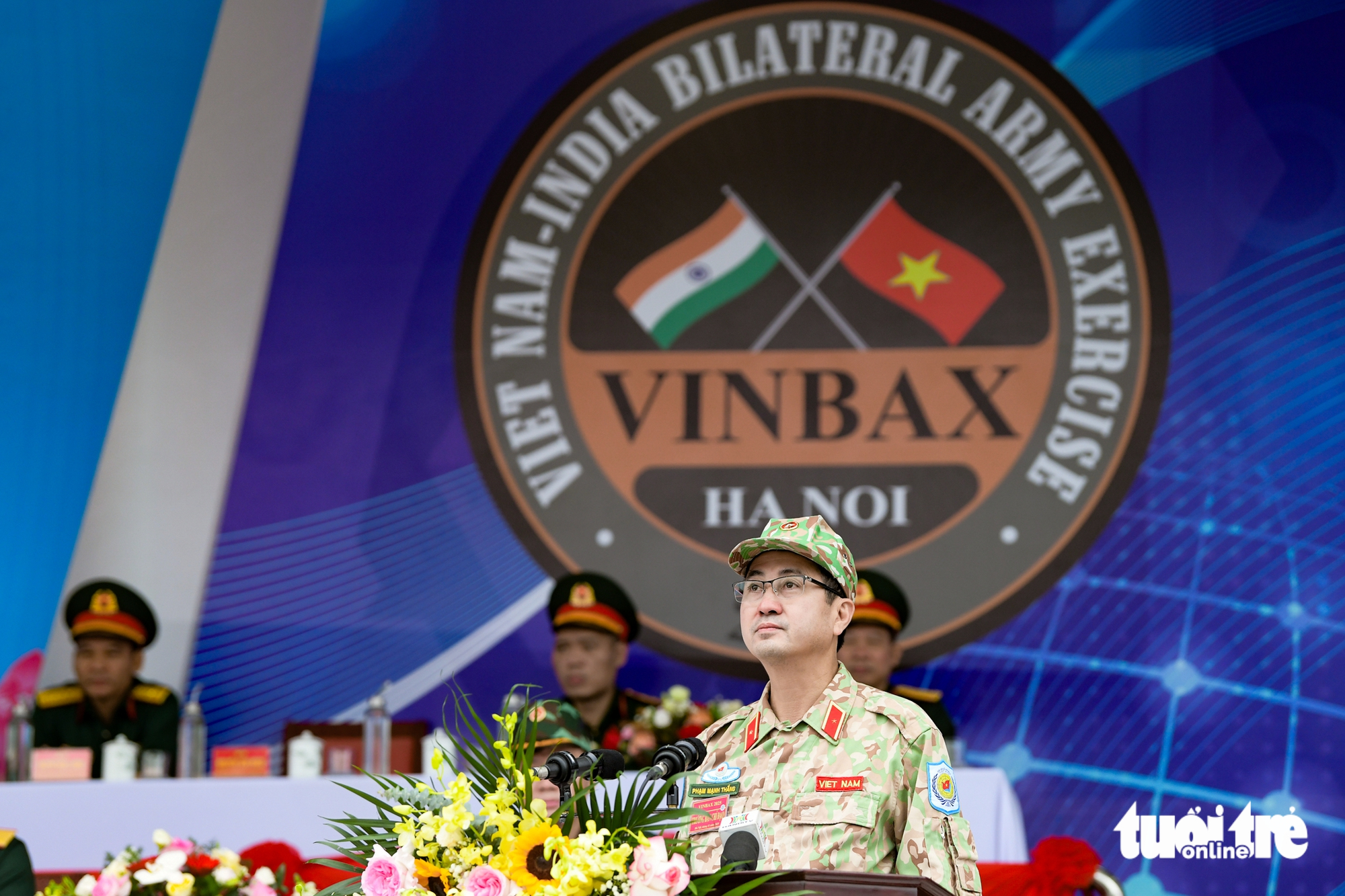 Vietnam, India launch 2025 joint UN peacekeeping exercise- Ảnh 4.