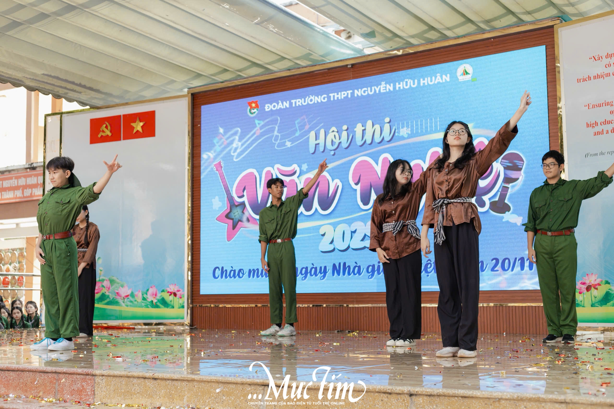 Teen Trường THPT Nguyễn Hữu Huân kể chuyện văn hóa, lịch sử tại văn nghệ tri ân - Ảnh 17.