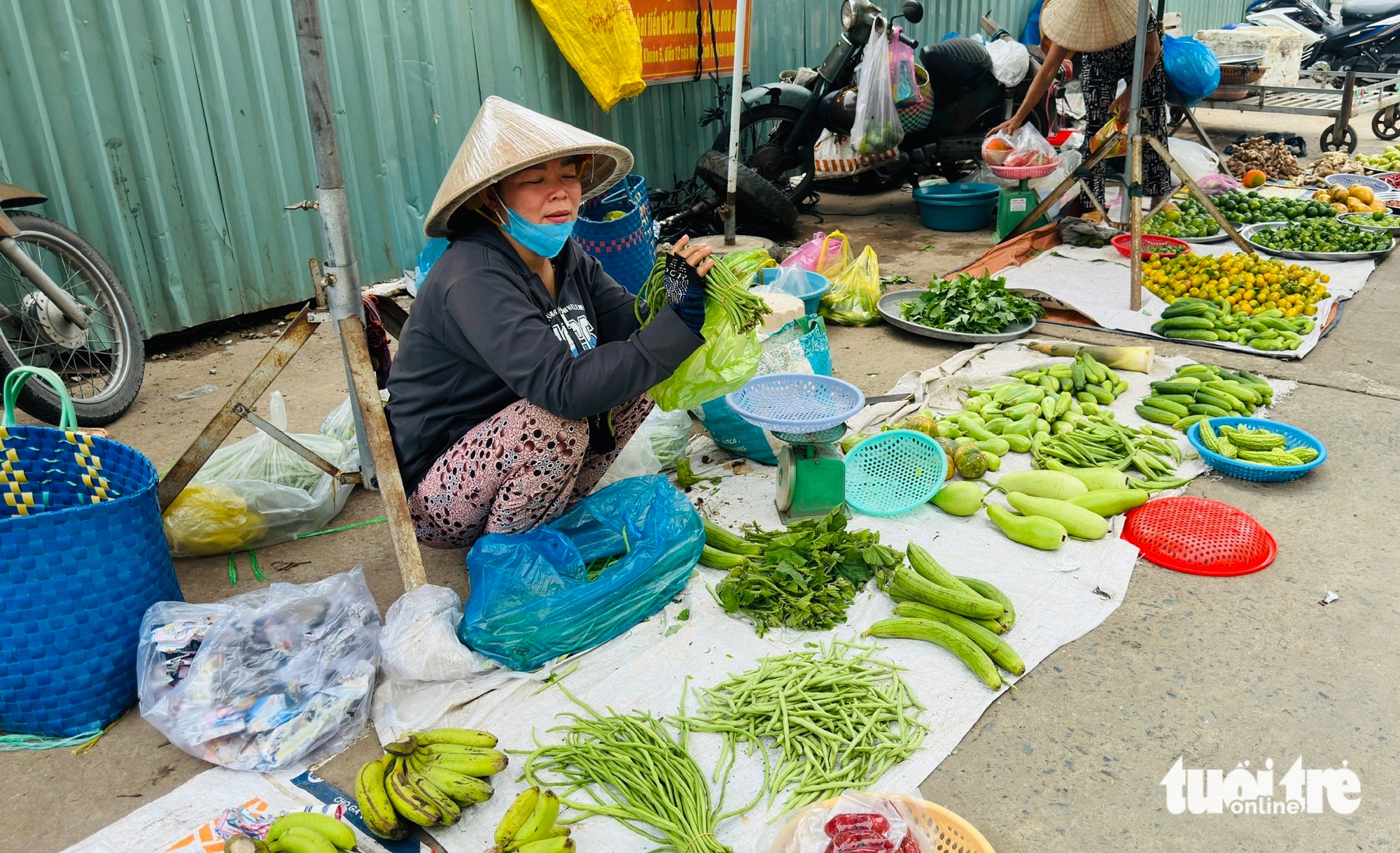 Giá rau xanh, bầu, mướp... ở miền Tây tăng cao vì mùa nước nổi làm đứt vụ - Ảnh 4.