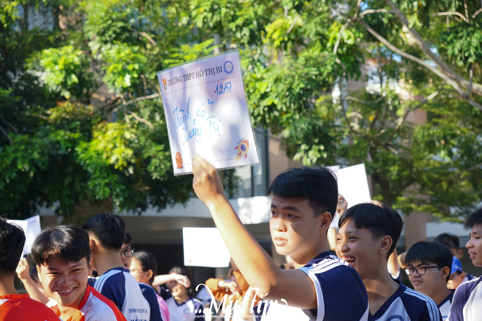 Thầy trò THPT Hồ Thị Bi thử thách độ hiểu ý, hợp sức tại sân chơi chào mừng 20-11- Ảnh 3.