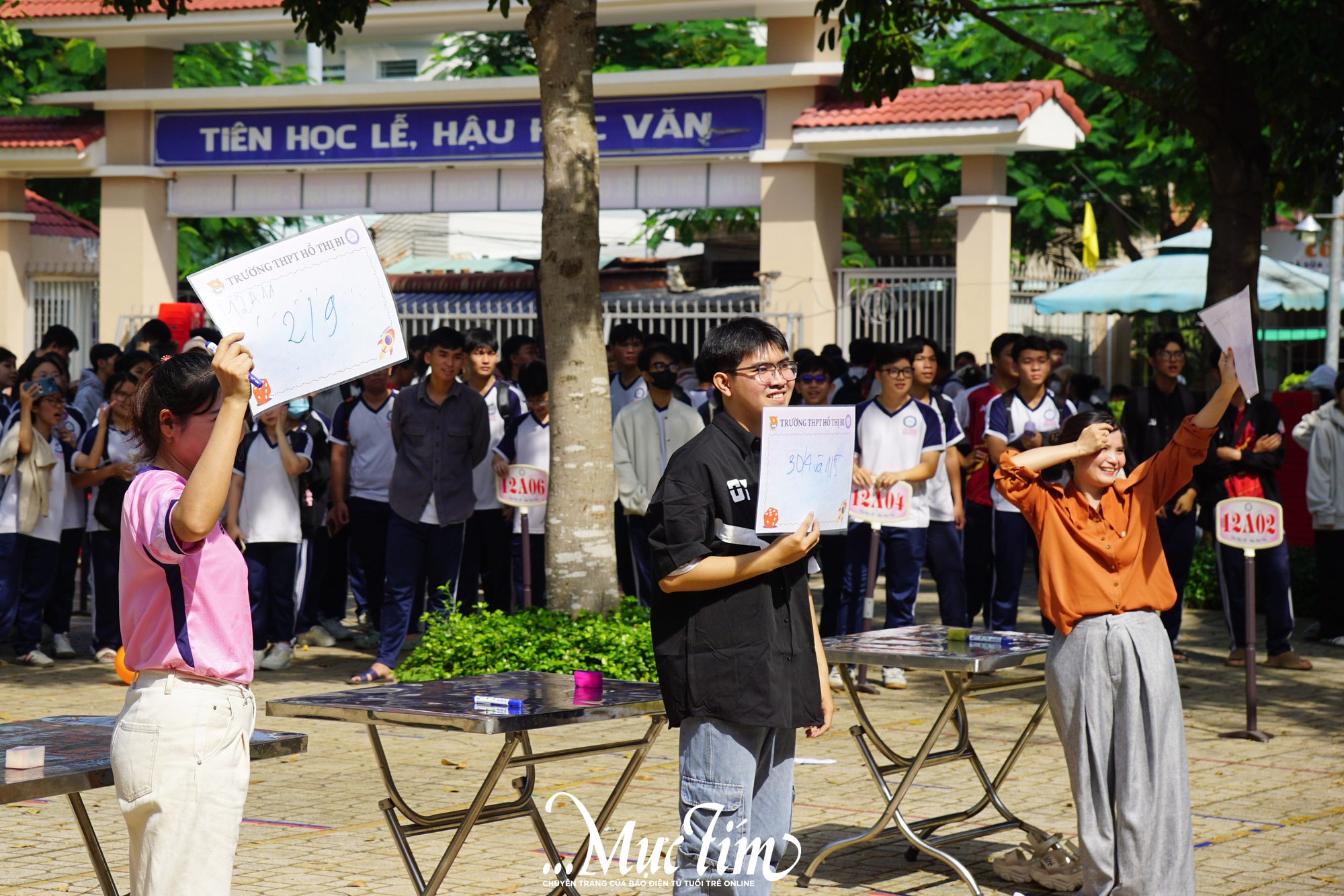 Thầy trò THPT Hồ Thị Bi thử thách độ hiểu ý, hợp sức tại sân chơi chào mừng 20-11- Ảnh 11.