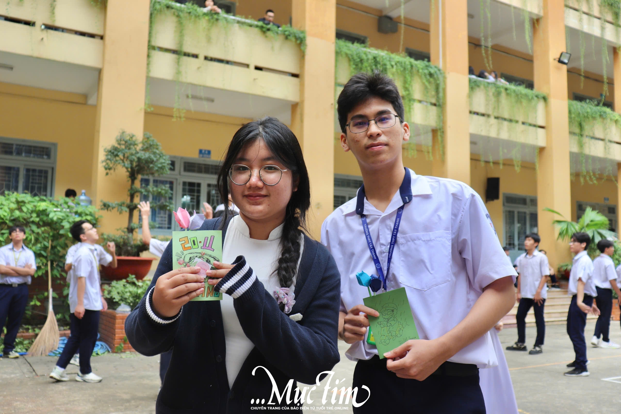 Teen Trường THPT Tây Thạnh tự tay làm thiệp tri ân thầy cô dịp 20-11 - Ảnh 5.