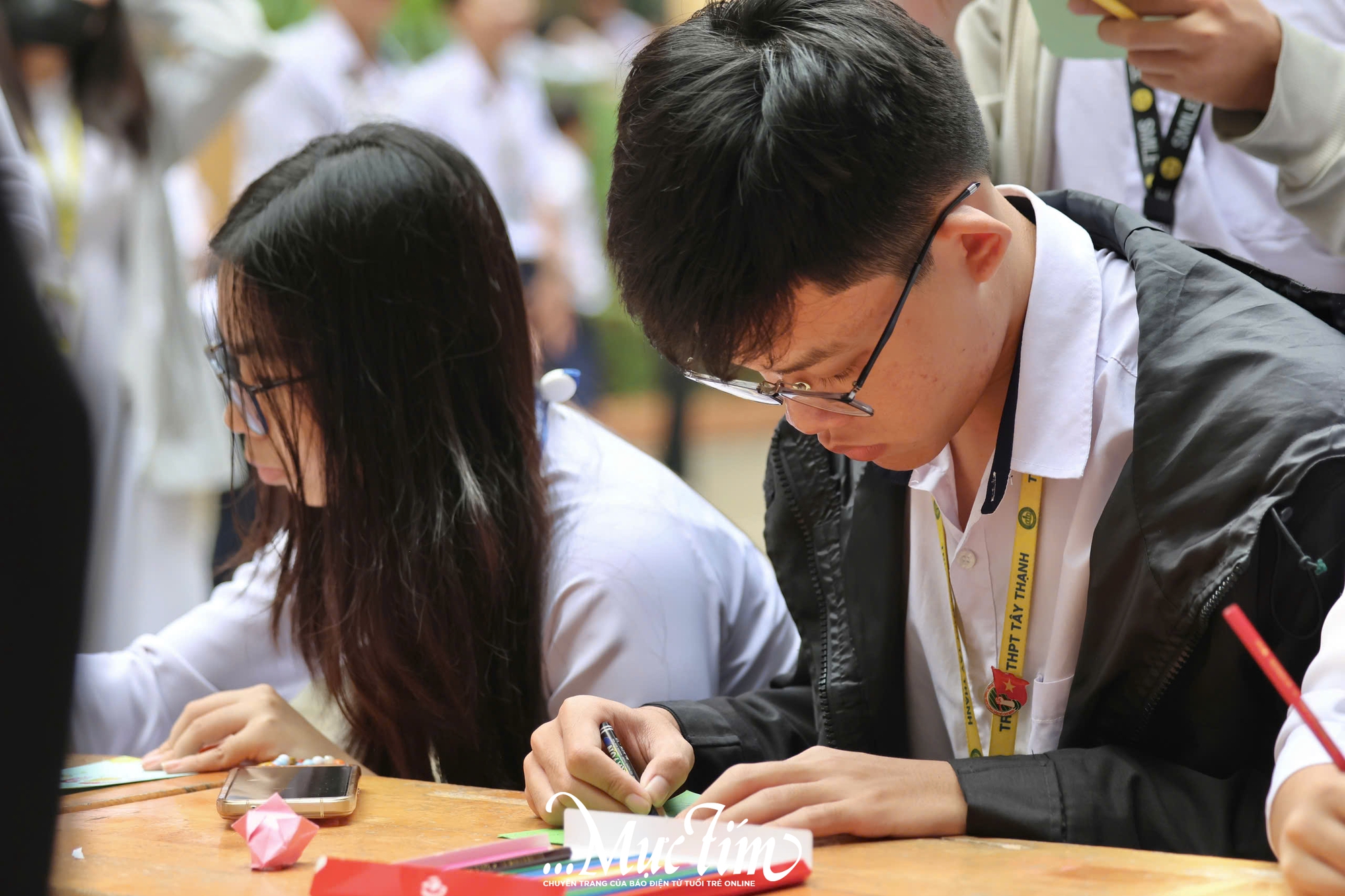 Teen Trường THPT Tây Thạnh tự tay làm thiệp tri ân thầy cô dịp 20-11 - Ảnh 6.