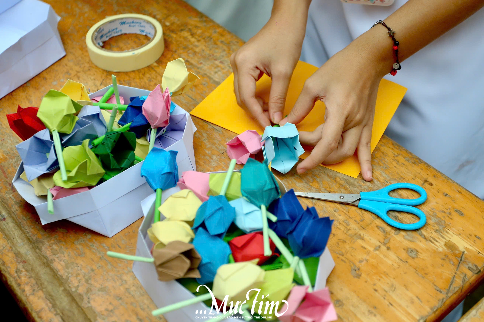 Teen Trường THPT Tây Thạnh tự tay làm thiệp tri ân thầy cô dịp 20-11 - Ảnh 12.