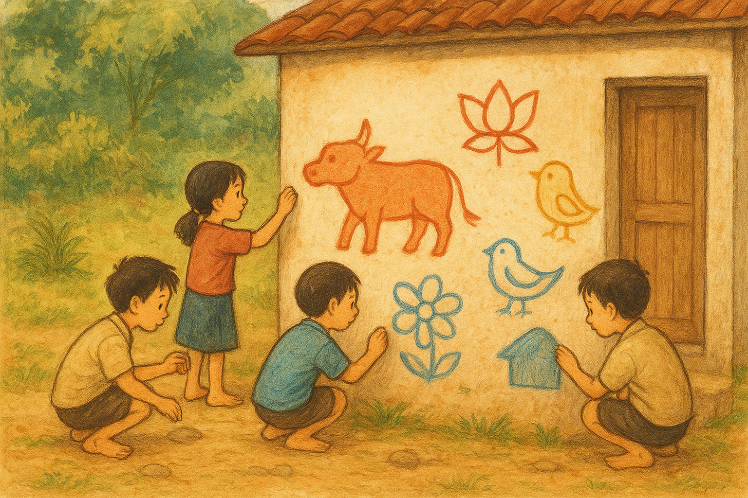 Sau lần vẽ bậy lên nhà thầy... - Ảnh 1.