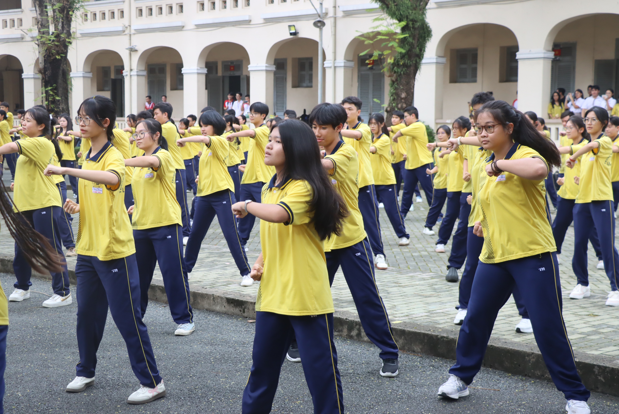 2 triệu học sinh TP.HCM đồng diễn vovinam xác lập kỷ lục - Ảnh 3.