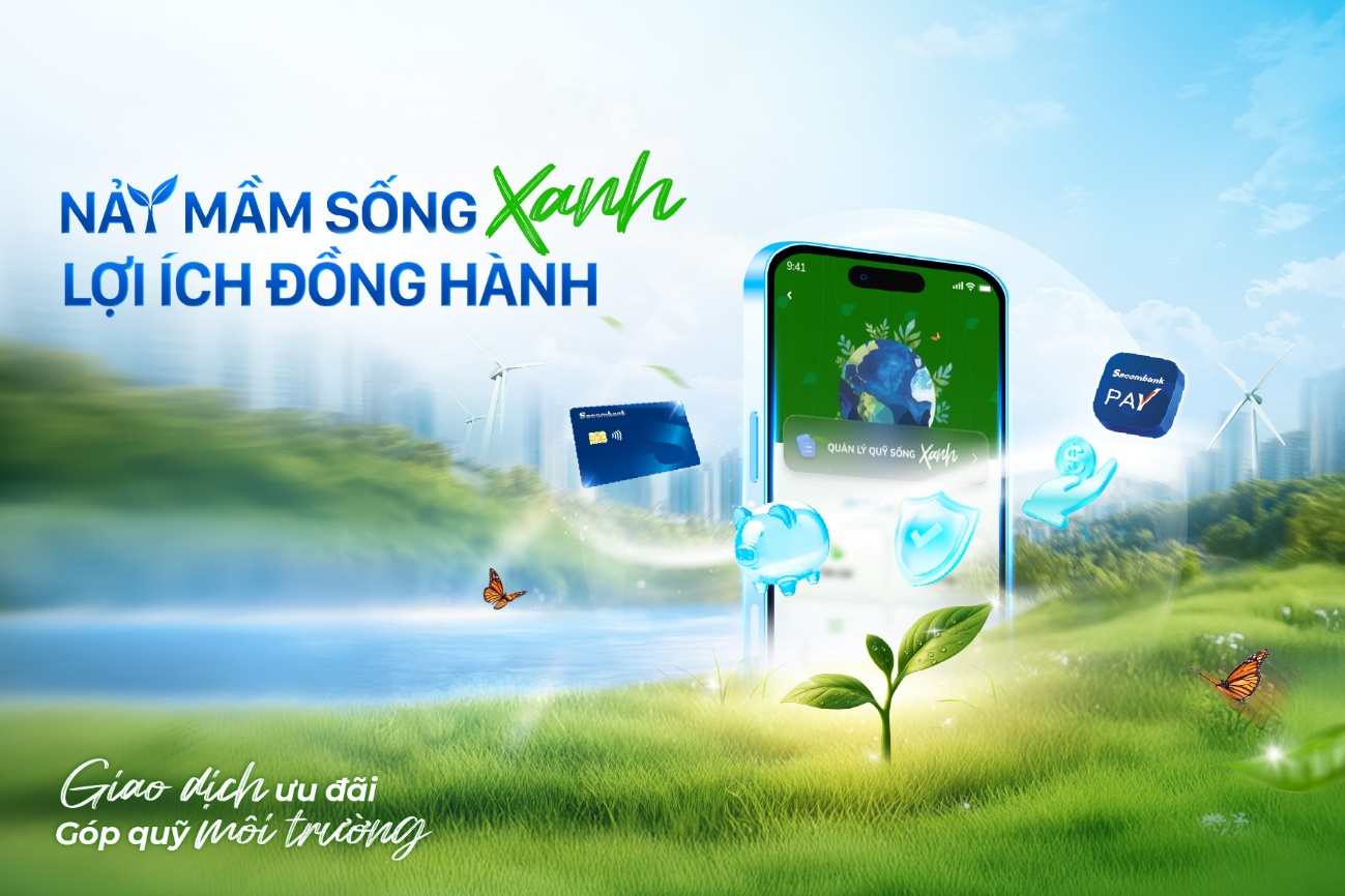 Sacombank ra mắt Gói Tài chính Xanh - Ảnh 1.