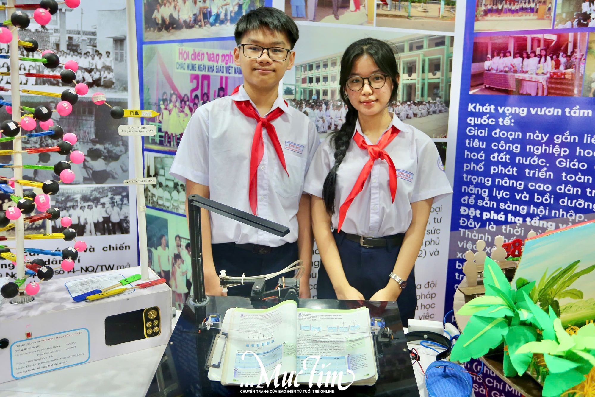 Học sinh thành phố khoe tài sáng tạo tại triển lãm 50 năm ngành giáo dục TP.HCM - Ảnh 4.