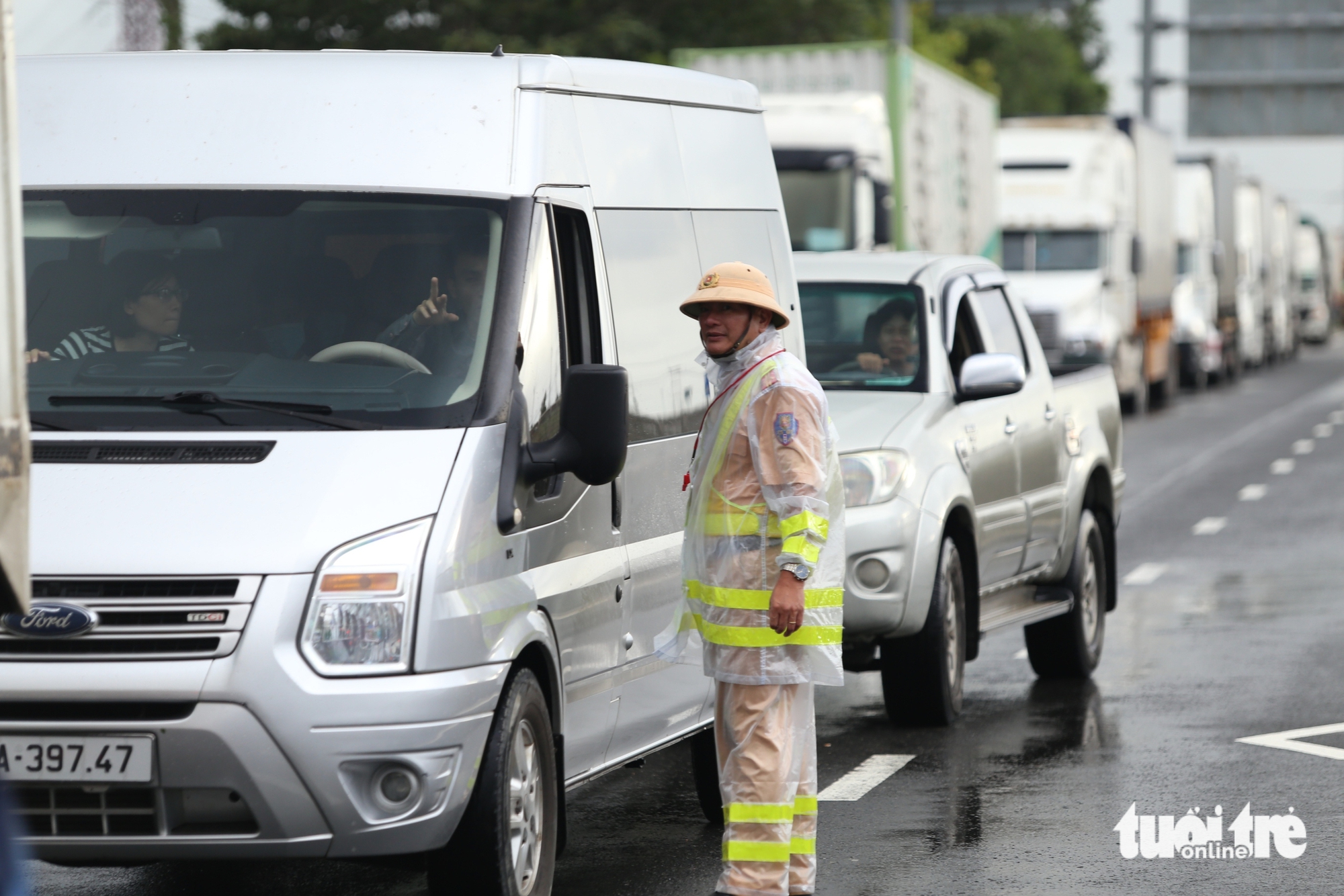 Hạn chế xe trên quốc lộ 1 từ Ninh Thuận cũ ra Cam Ranh, Khánh Hòa - Ảnh 1.