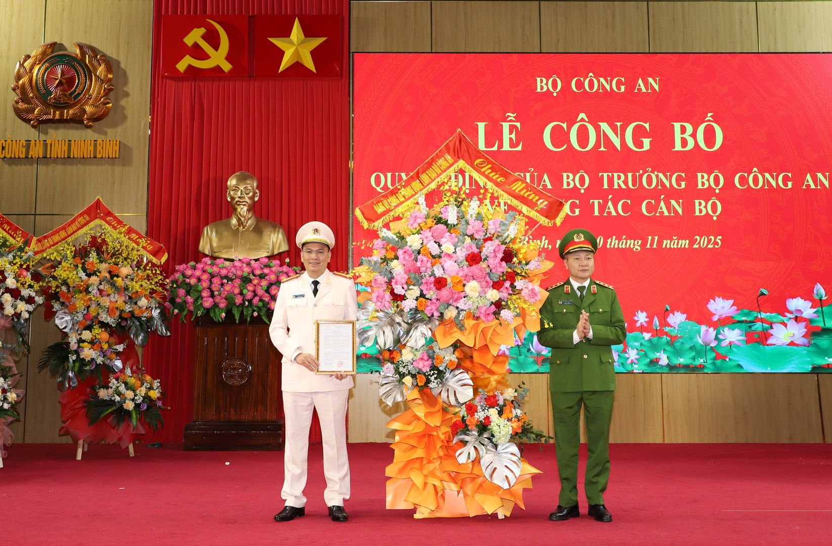 Phó giám đốc Công an Quảng Ninh làm Giám đốc Công an Ninh Bình - Ảnh 1.