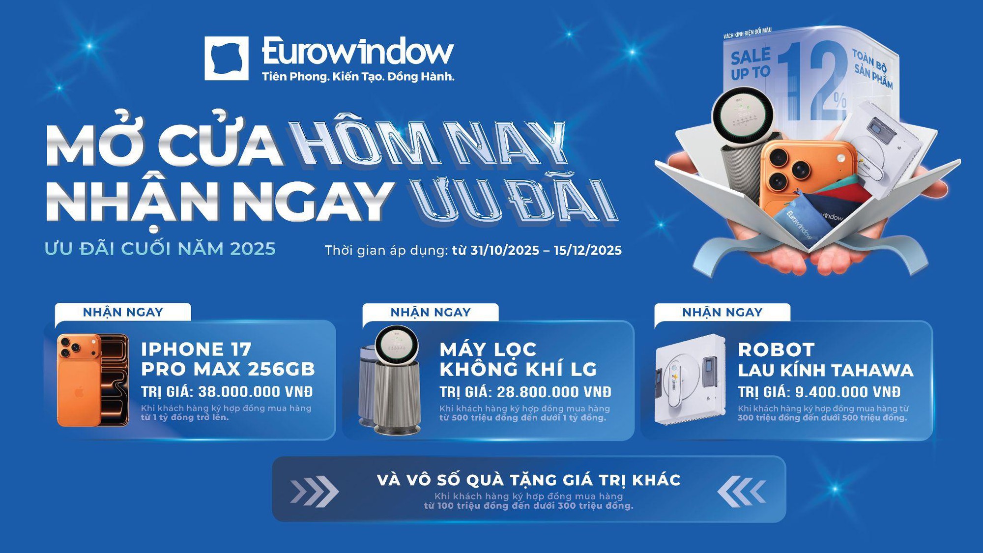 Cuối năm xây nhà, chọn cửa Eurowindow, nhận quà giá trị - Ảnh 1.