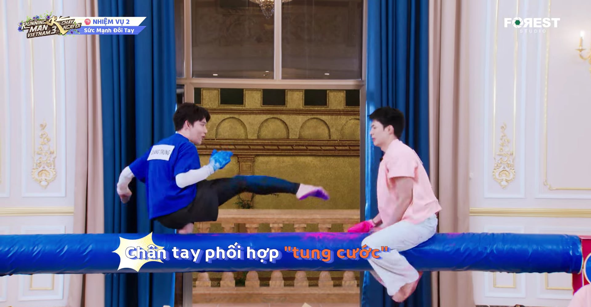 Lan Ngọc xáp lá cà, tỉ thí Trấn Thành trong tập 9 Running man- Ảnh 7.