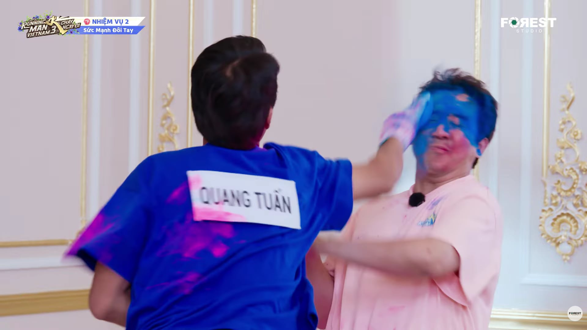 Lan Ngọc xáp lá cà, tỉ thí Trấn Thành trong tập 9 Running man- Ảnh 9.