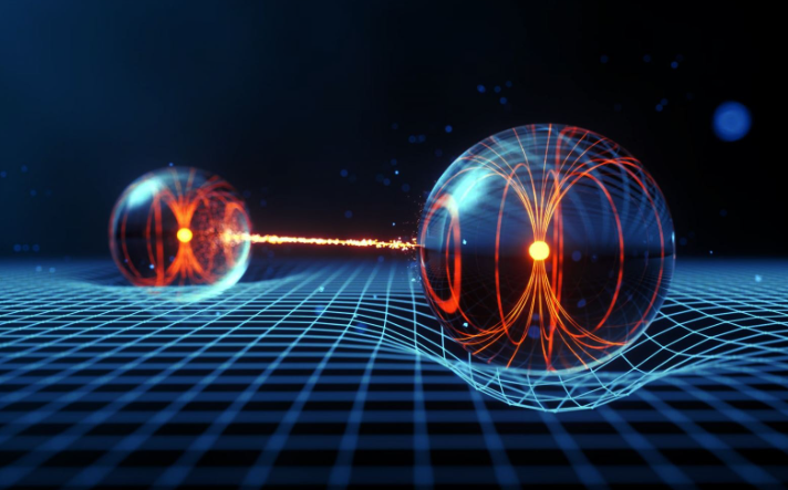Lần đầu 'dịch chuyển' thông tin giữa hai chấm lượng tử - Ảnh 1. Lần đầu 'dịch chuyển' thông tin giữa hai chấm lượng tử, mở đường đến mạng truyền thông siêu an toàn - Ảnh 1.