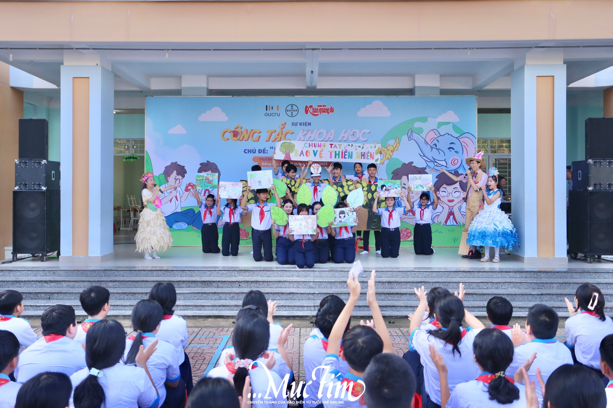 Tiết mục văn nghệ đặc biệt của teen Trường THCS Long Thọ tại Công tắc khoa học - Ảnh 1.