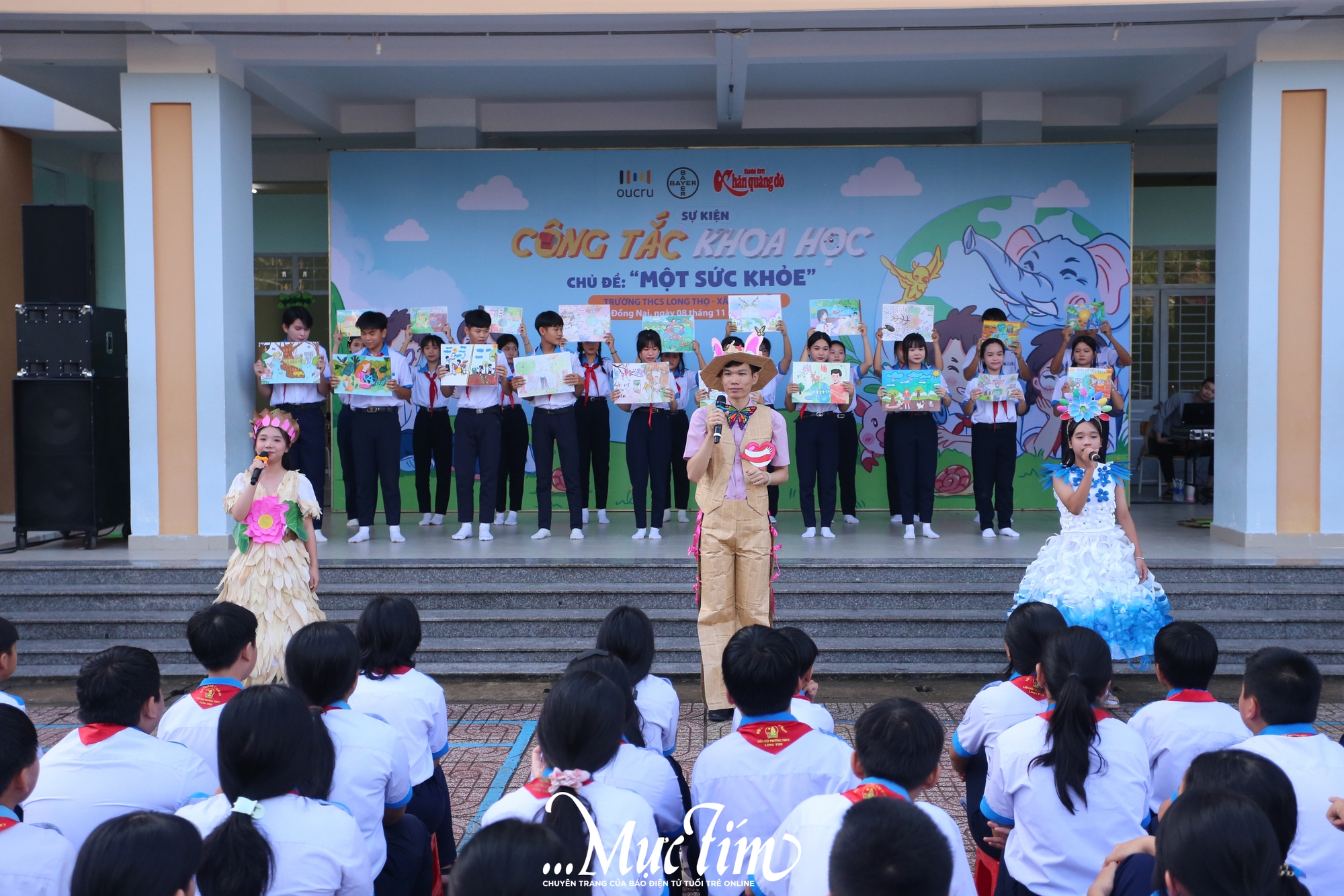 Tiết mục văn nghệ đặc biệt của teen Trường THCS Long Thọ tại Công tắc khoa học - Ảnh 2.