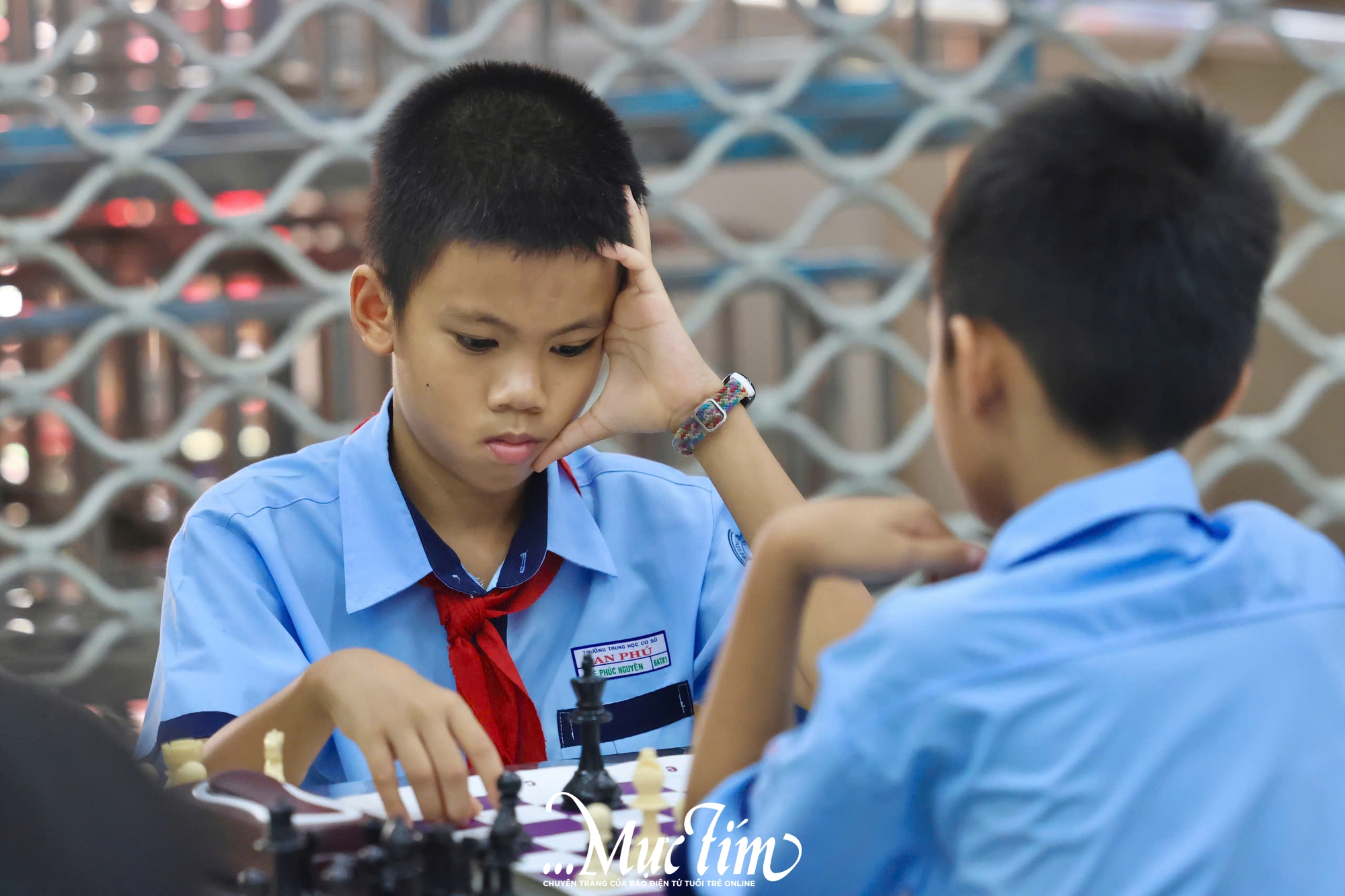 105 kỳ thủ nhí Trường THCS An Phú tranh tài sôi nổi tại Giải cờ vua- Ảnh 2.