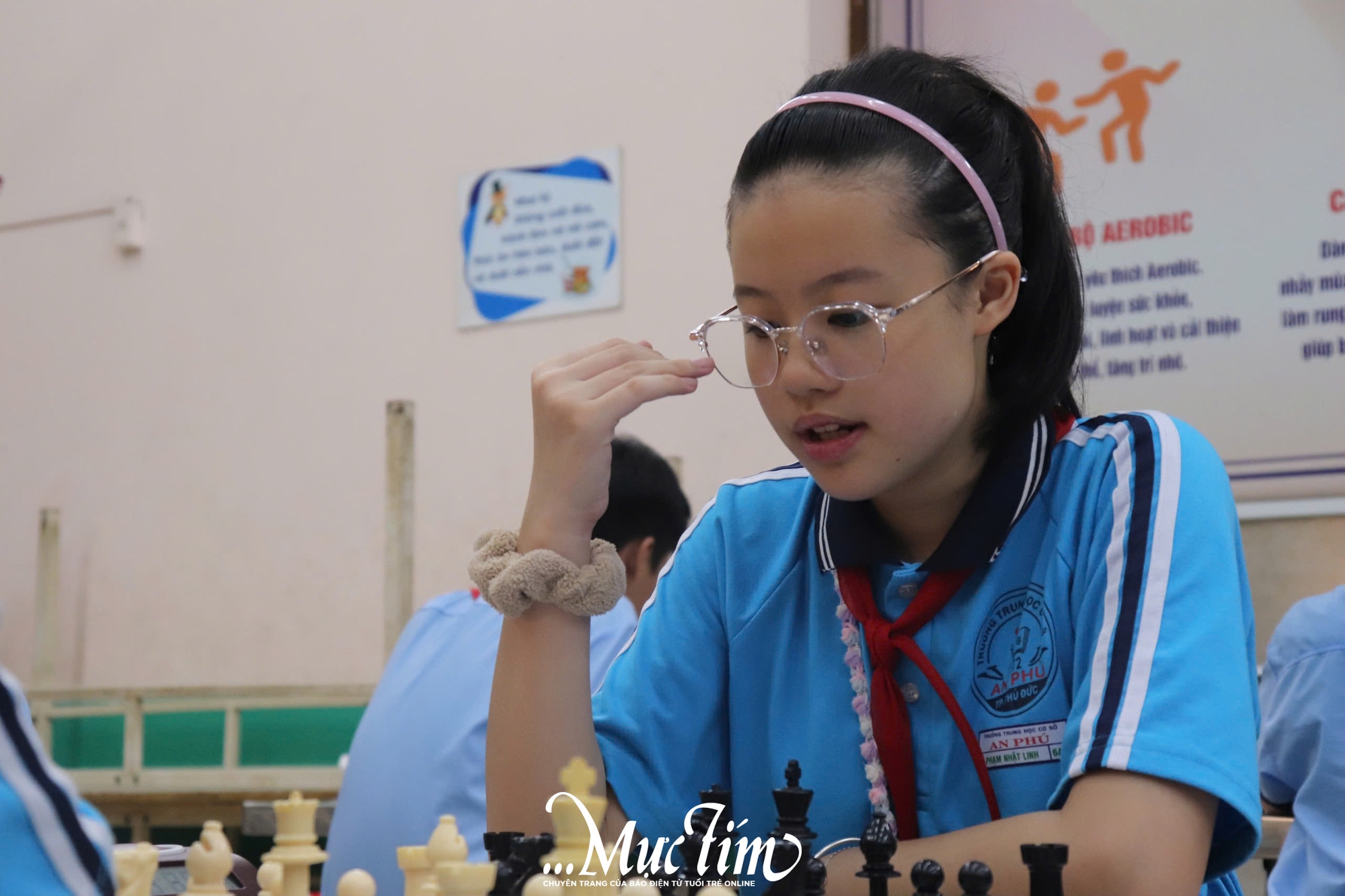 105 kỳ thủ nhí Trường THCS An Phú tranh tài sôi nổi tại Giải cờ vua- Ảnh 5.