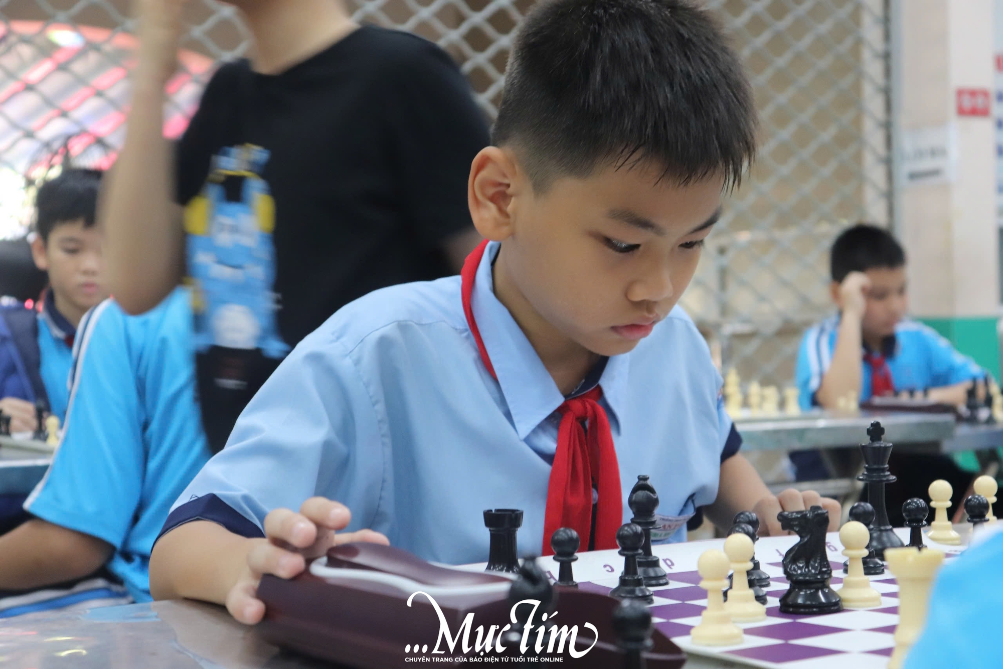 105 kỳ thủ nhí Trường THCS An Phú tranh tài sôi nổi tại Giải cờ vua- Ảnh 8.