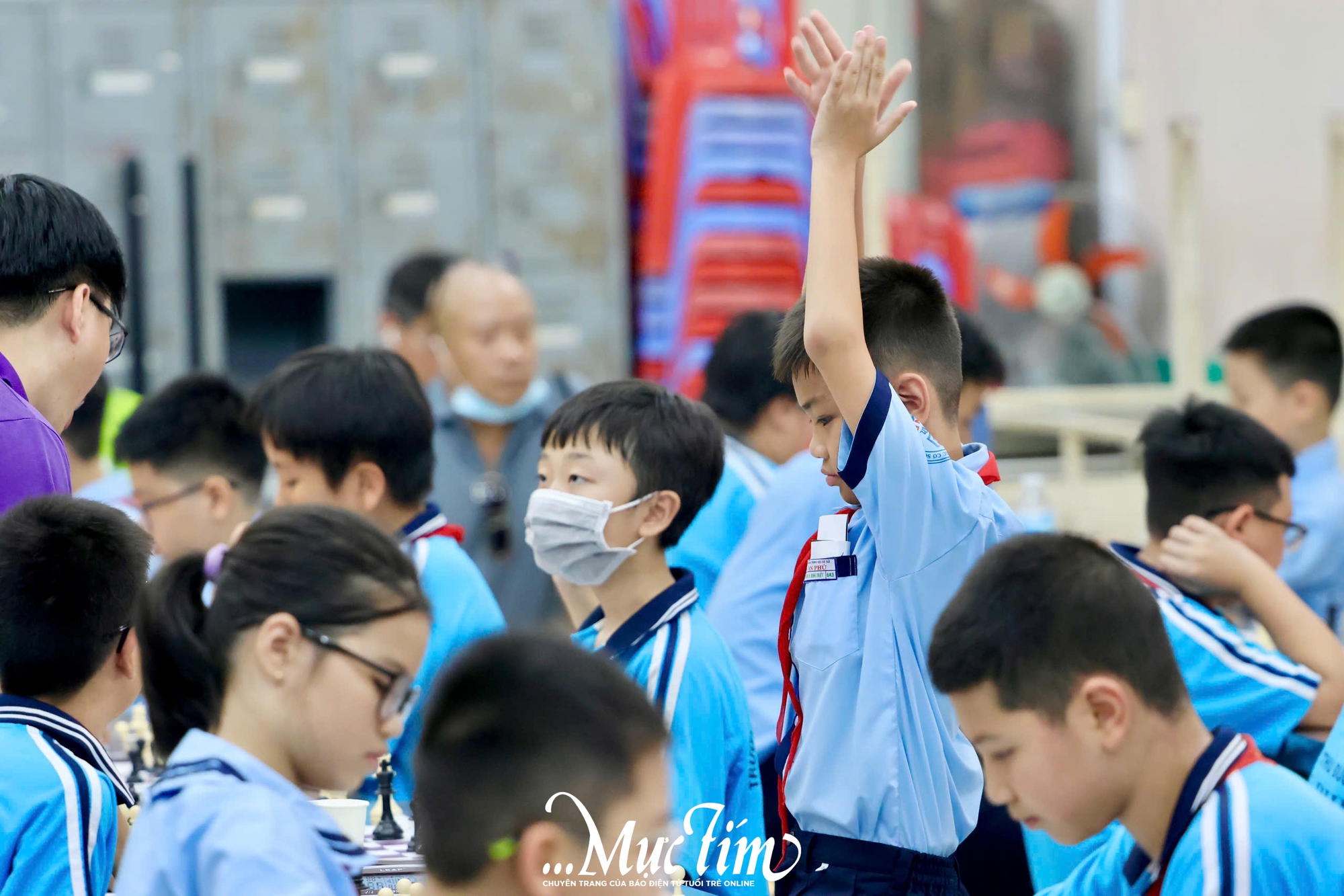 105 kỳ thủ nhí Trường THCS An Phú tranh tài sôi nổi tại Giải cờ vua- Ảnh 12.