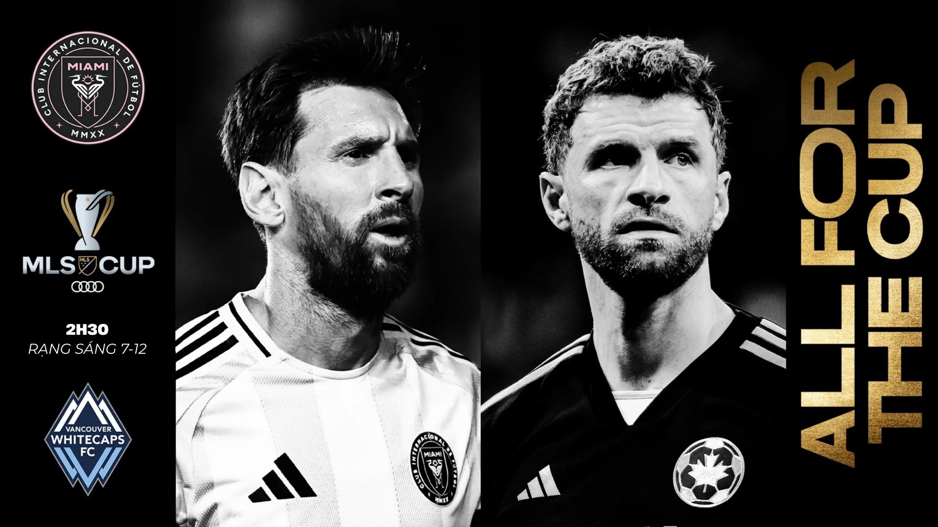 Lịch trực tiếp chung kết MLS Cup 2025: Inter Miami đấu Vancouver Whitecaps - Ảnh 1. Lịch trực tiếp chung kết MLS Cup 2025: Inter Miami đấu Vancouver Whitecaps - Ảnh 1.