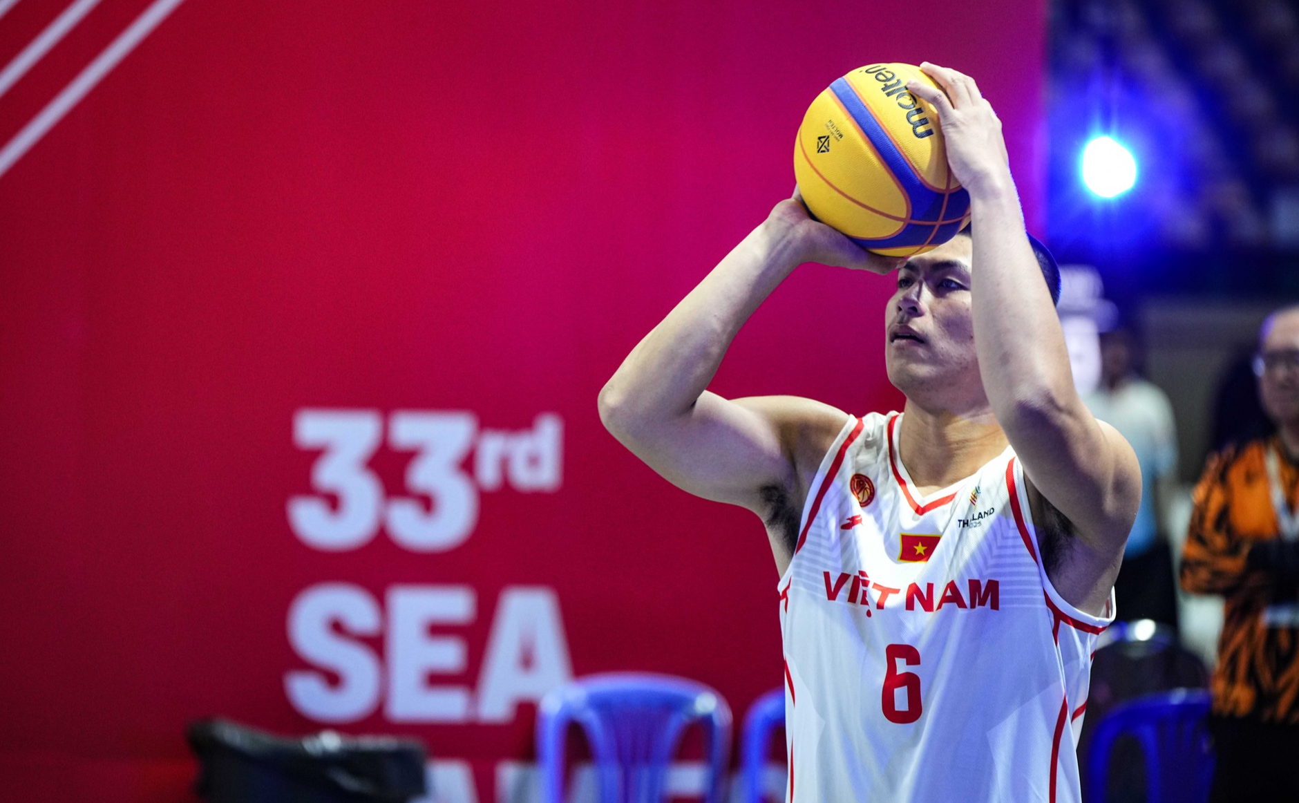 Bóng rổ nam 3x3 Việt Nam sớm chia tay SEA Games 33