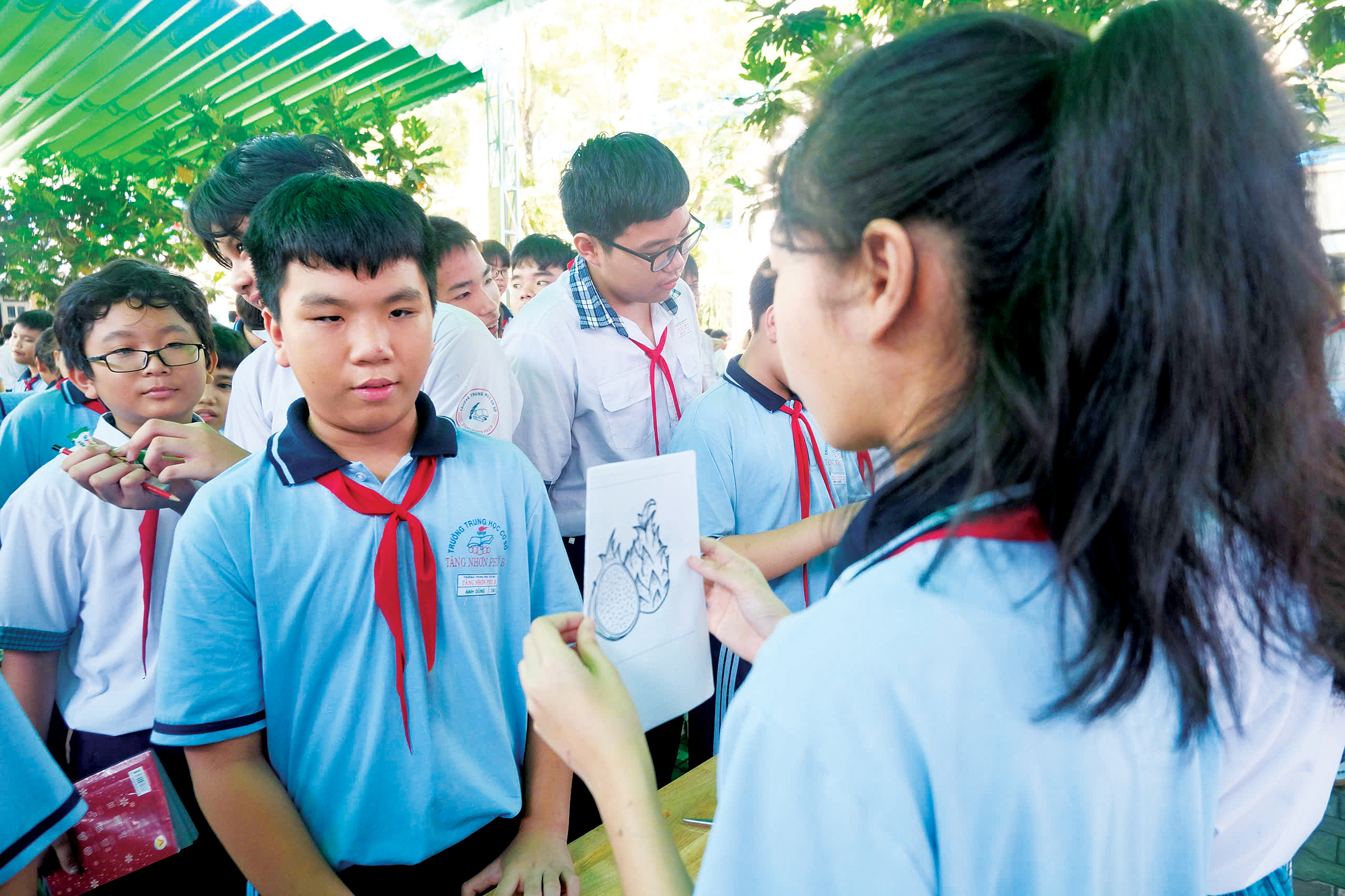 "Khui trạm secret" giờ ra chơi Trường THCS Tăng Nhơn Phú B- Ảnh 8.