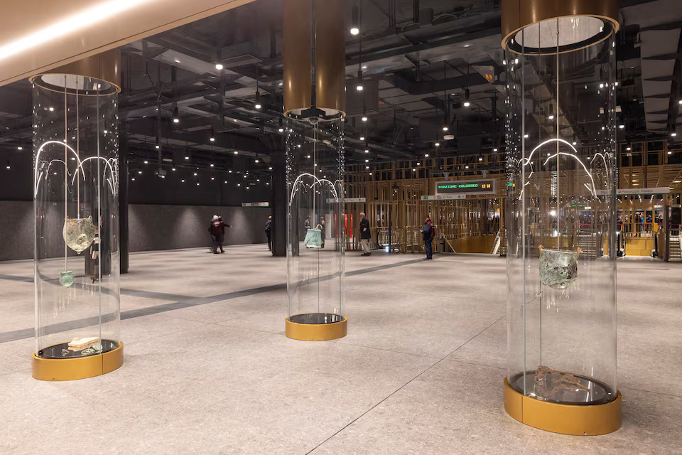 New Rome metro stations showcase ancient treasures after years of delays- Ảnh 2. New Rome metro stations showcase ancient treasures after years of delays- Ảnh 2.