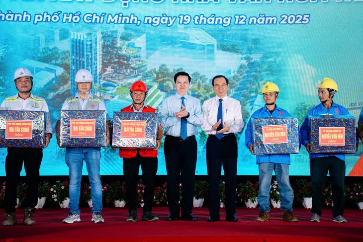 Khởi công Nhà văn hóa Thanh niên TP.HCM 25 tầng, tổng đầu tư hơn 2.240 tỉ đồng- Ảnh 1.