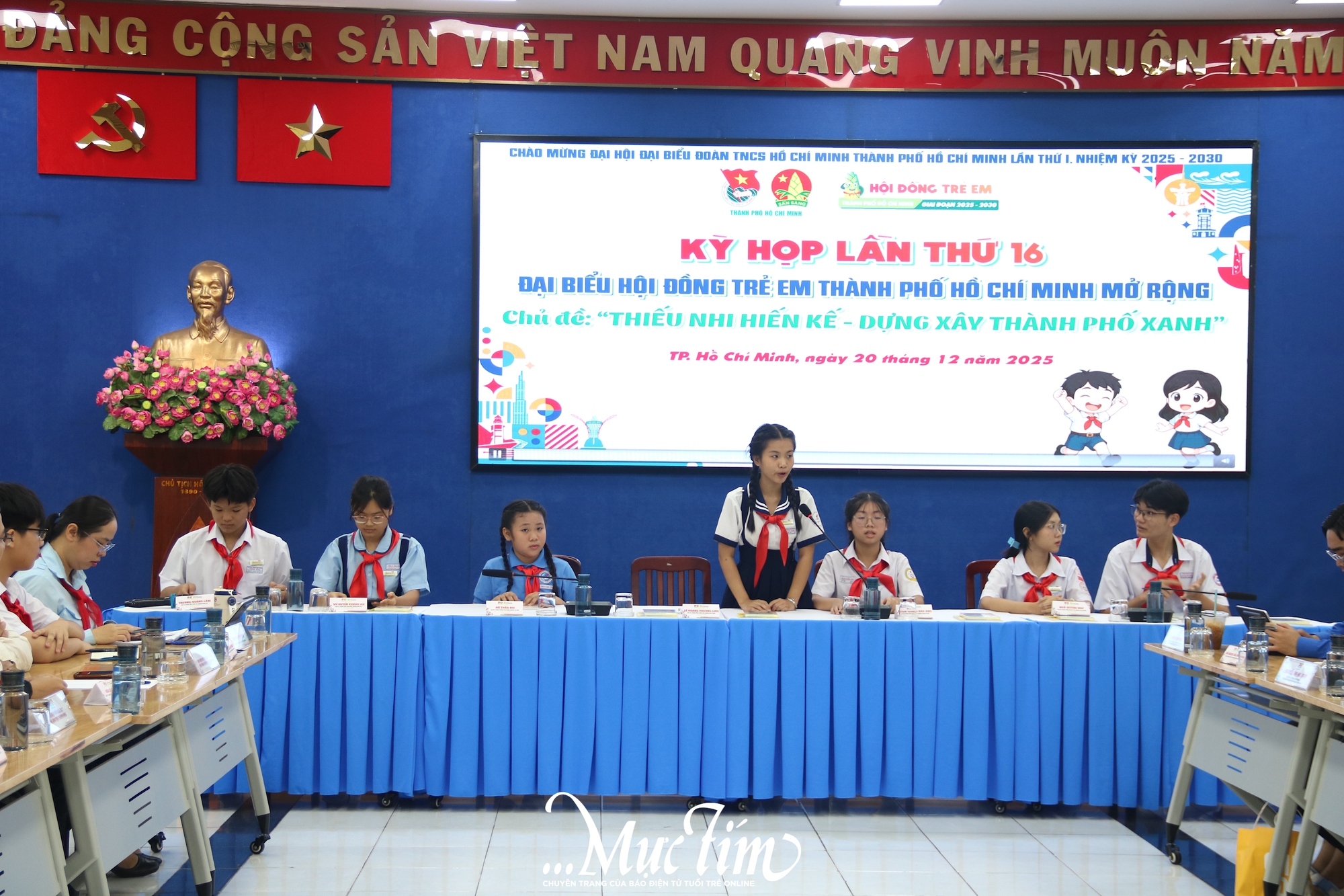 Đại biểu Hội đồng Trẻ em TP.HCM hiến kế xây dựng Thành phố xanh - Ảnh 2.