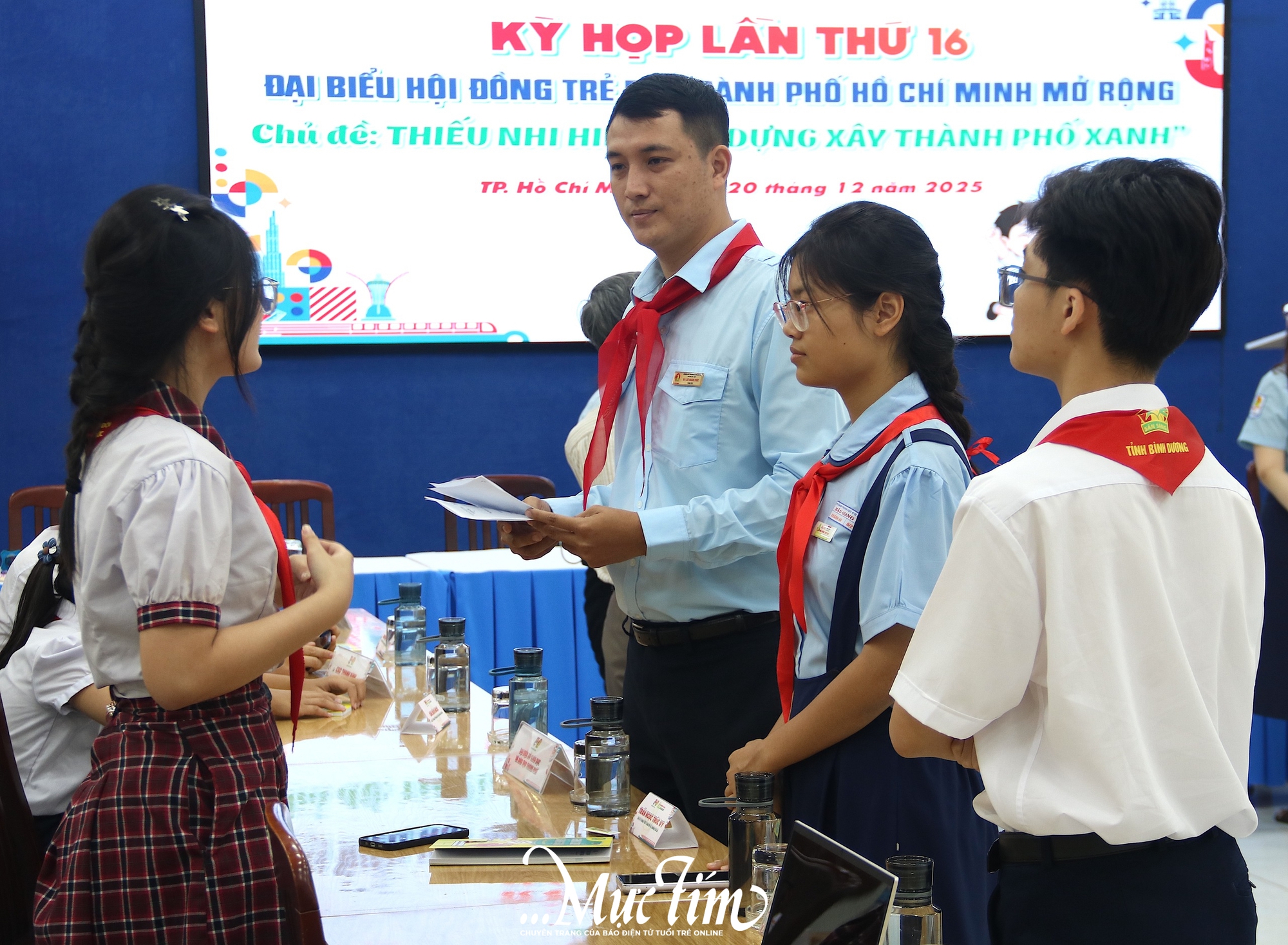 Đại biểu Hội đồng Trẻ em TP.HCM hiến kế xây dựng Thành phố xanh - Ảnh 3.