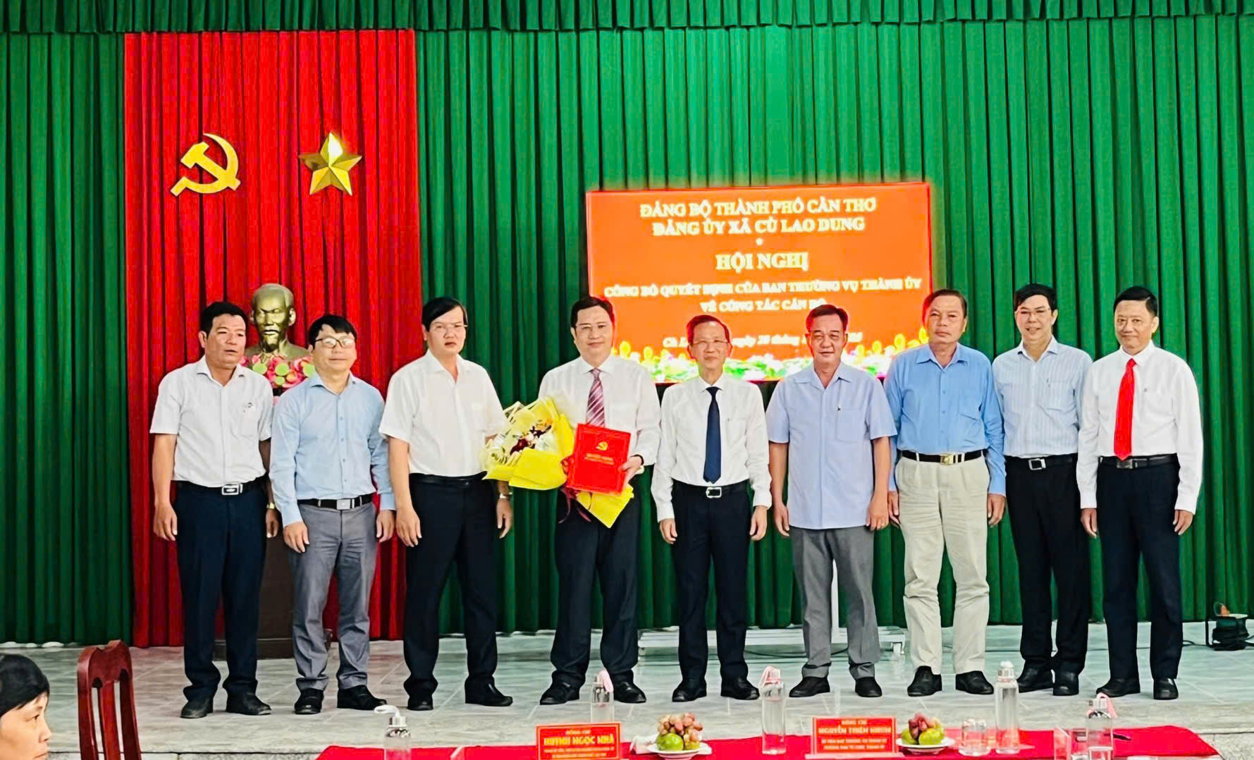 Quyền Giám đốc Sở Tài chính Cần Thơ làm Bí thư xã Cù Lao Dung - Ảnh 1.