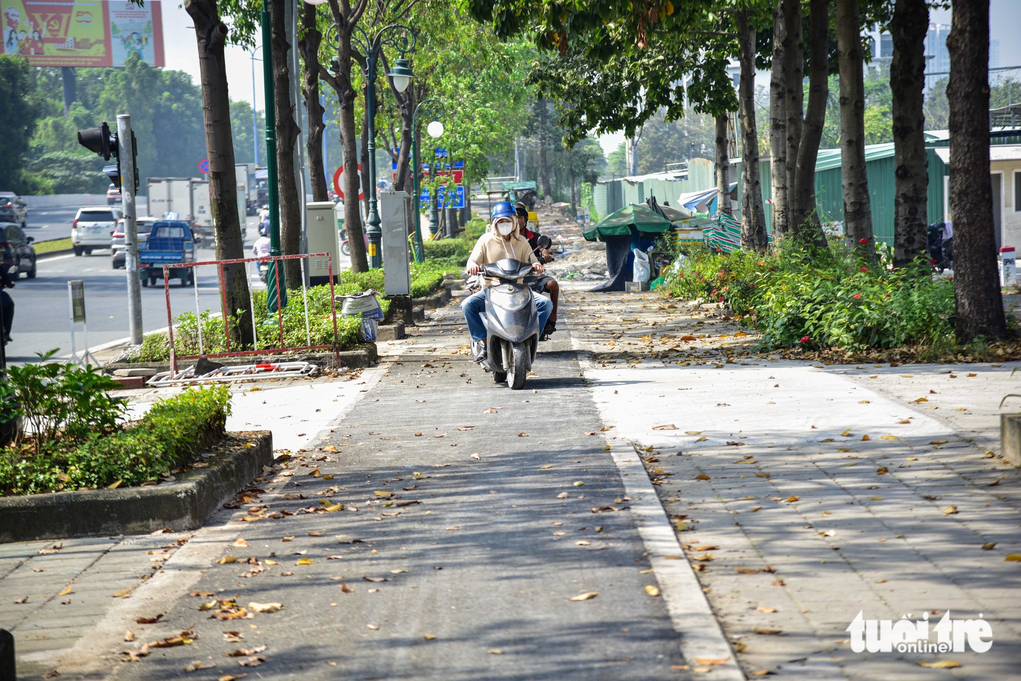 First bicycle lanes take shape in Ho Chi Minh City- Ảnh 9.