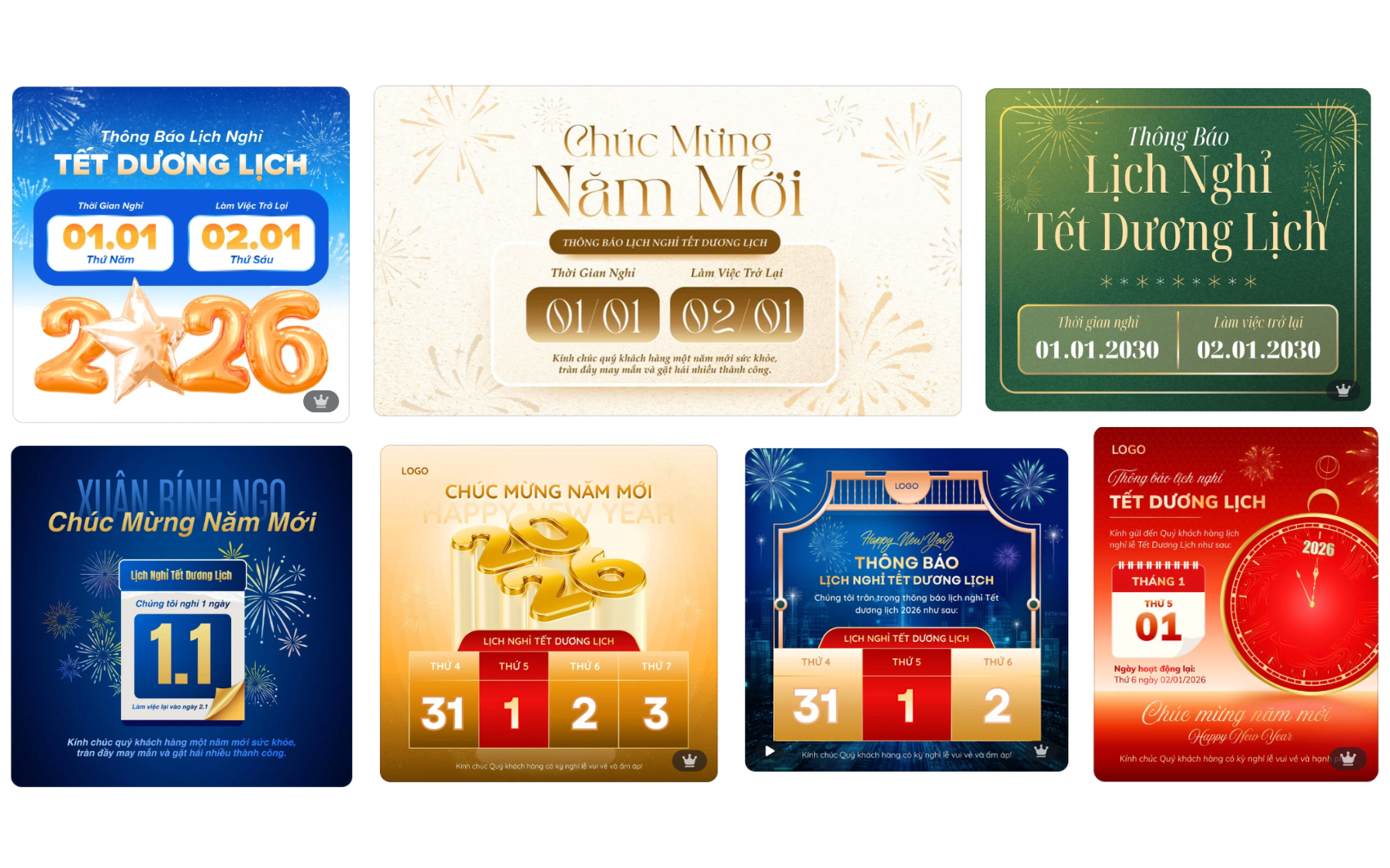 Gợi ý câu lệnh cho AI làm thông báo nghỉ Tết Dương lịch 2026 - Ảnh 2.