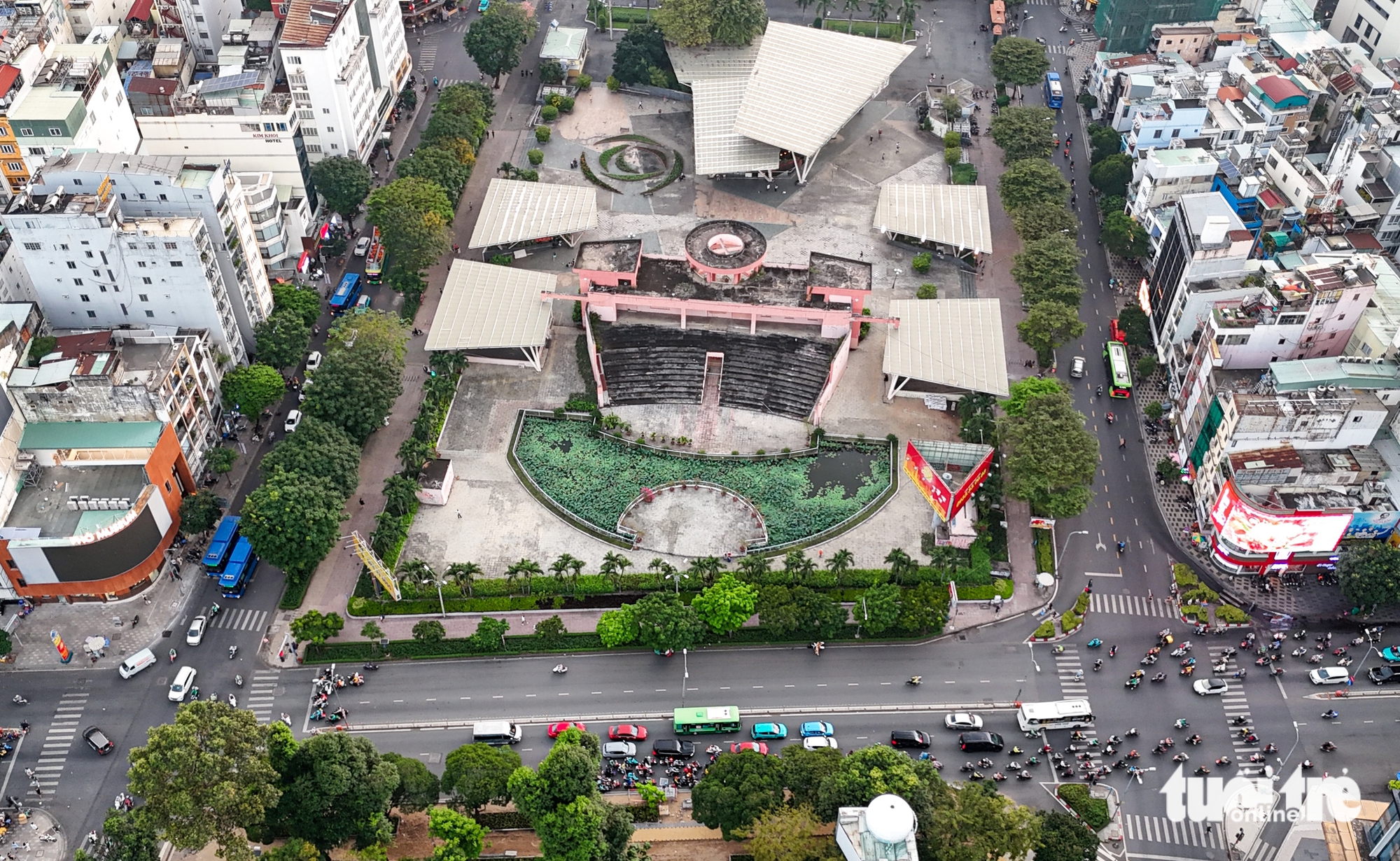 TP.HCM chấp thuận dời bãi giữ xe tuyến metro số 1 qua sân khấu Sen Hồng công viên 23/9 - Ảnh 1.