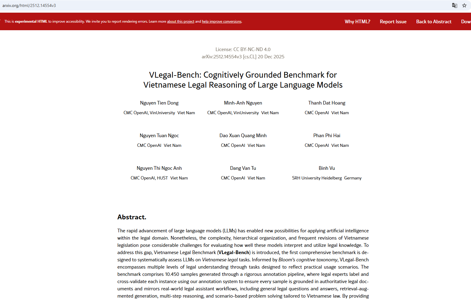 CMC OpenAI phát triển mô hình AI pháp lý tiếng Việt - Ảnh 1.