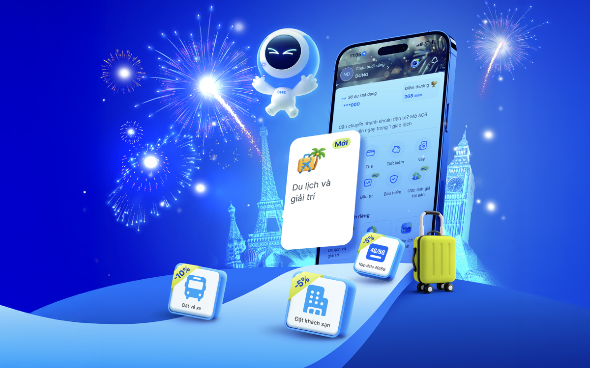 Lập kế hoạch du lịch, ăn uống mùa lễ hội với ACB ONE - Tuổi Trẻ Online