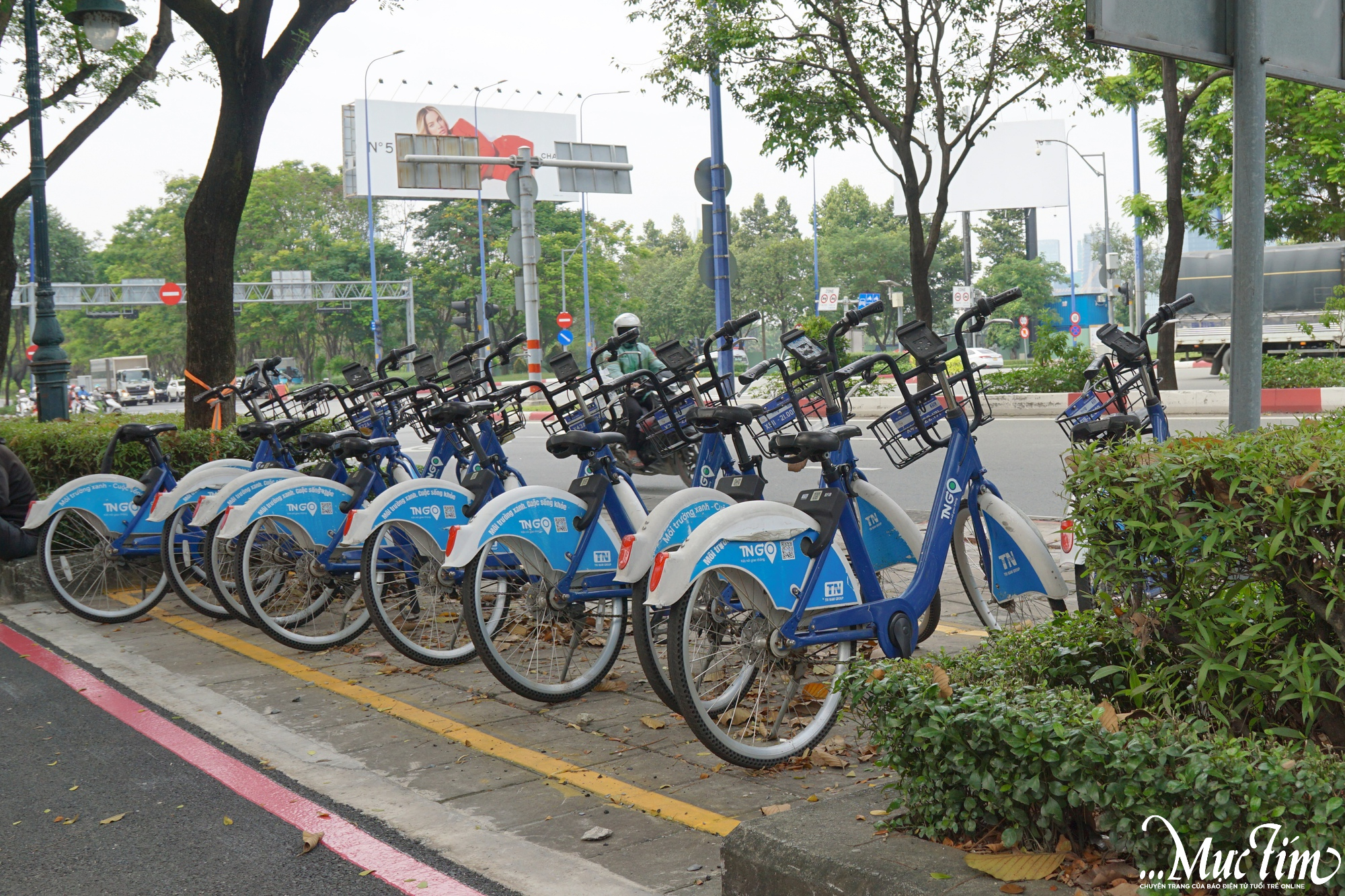 Làn đường cho xe đạp đầu tiên tại TP.HCM nằm ở đâu, đặc điểm thế nào? - Ảnh 4.