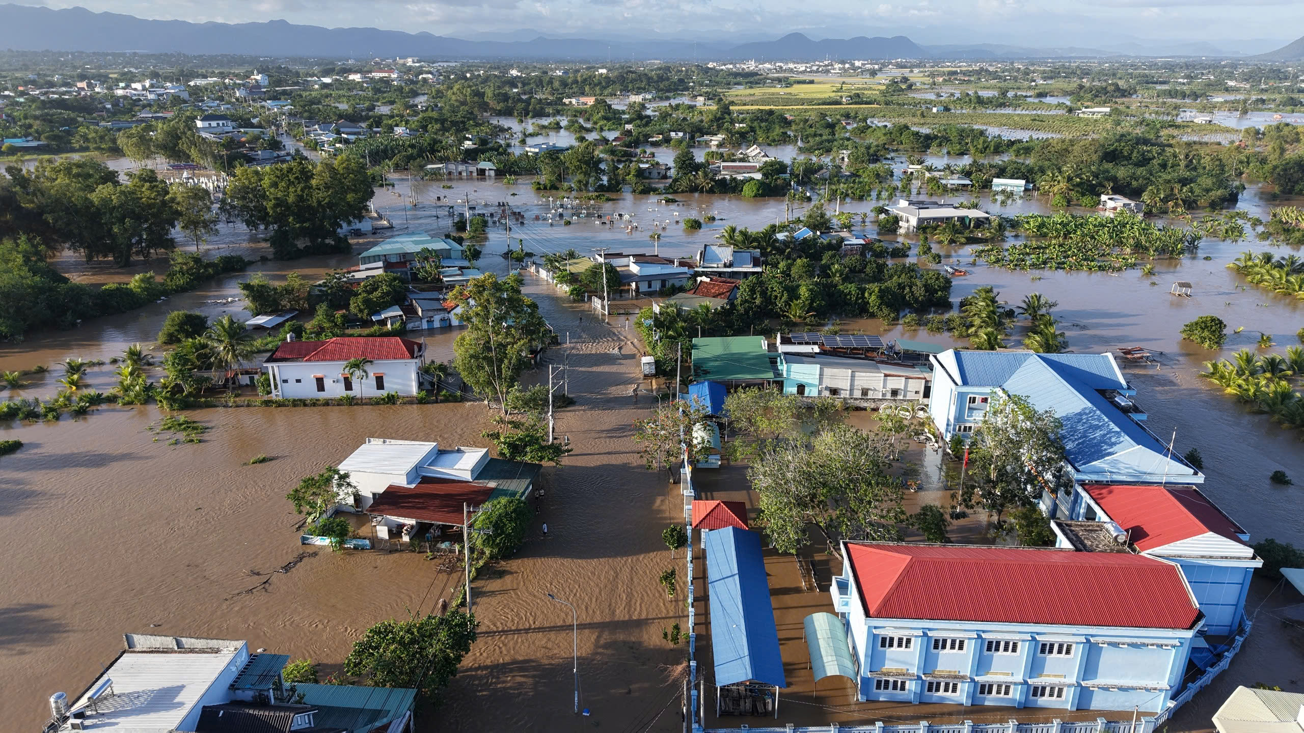 Mưa lũ ở Bình Thuận cũ gây ngập gần 3.300 căn nhà, 1 người chết - Ảnh 3.