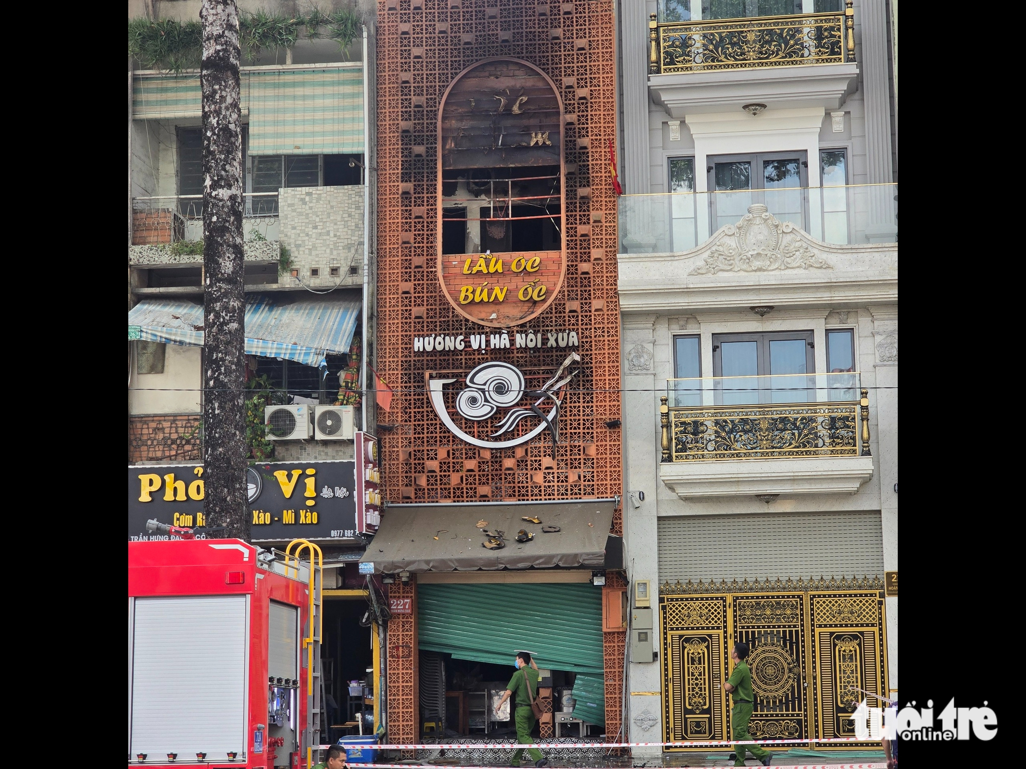 cháy quán bún ốc - Ảnh 2.