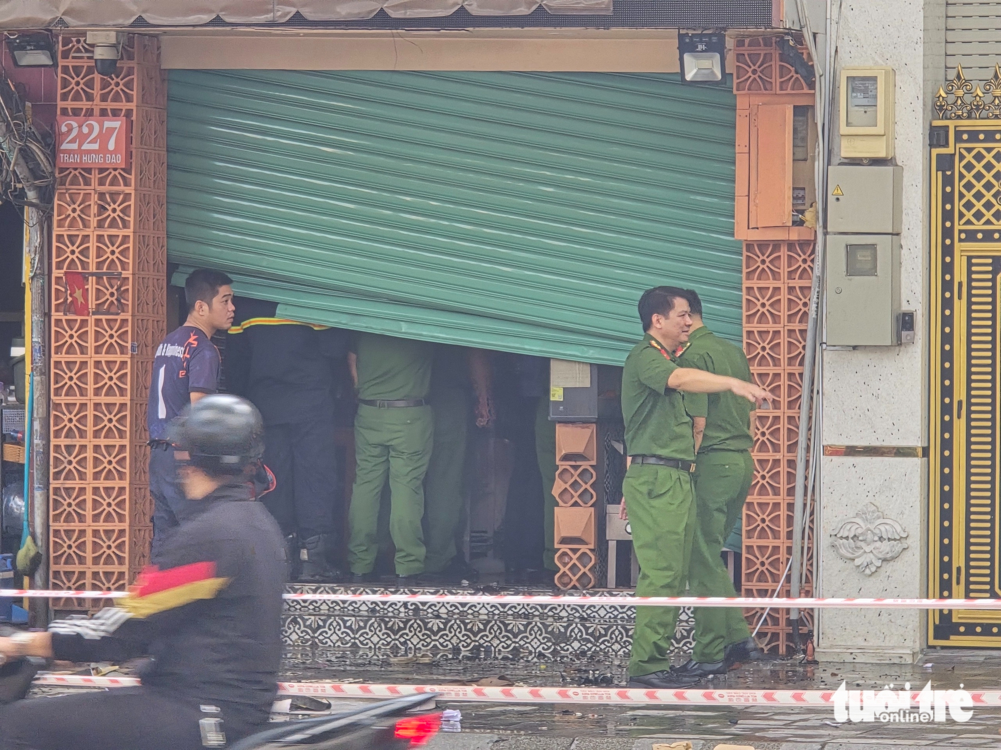 cháy quán bún ốc - Ảnh 1.