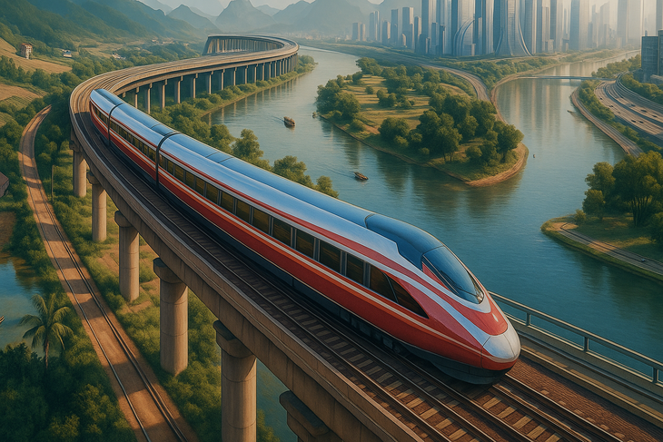 Thường vụ Thành ủy TP.HCM thống nhất chủ trương đầu tư dự án đường sắt Bến Thành - Cần Giờ - Ảnh 1.