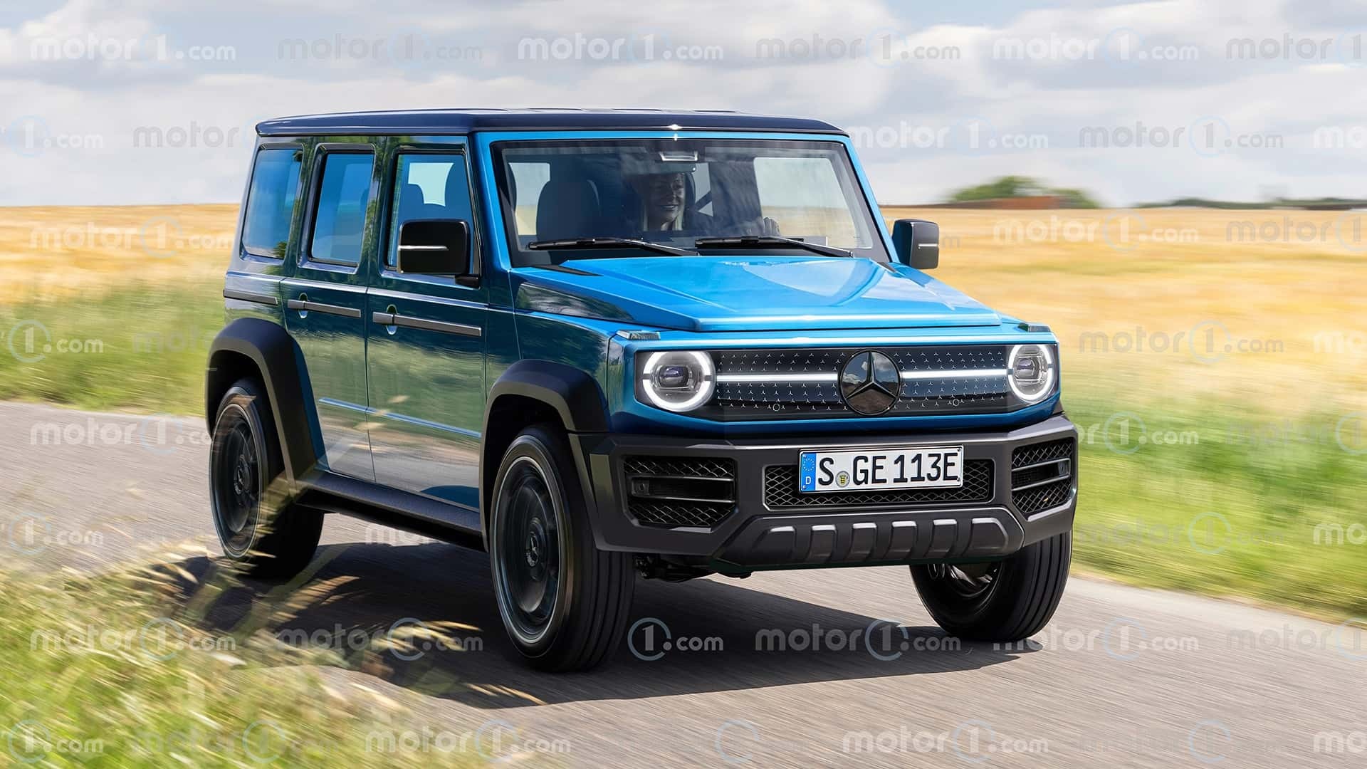 Mercedes-Benz lại nhá hàng mini G-Class, ngang cỡ Suzuki Jimny - Ảnh 3.